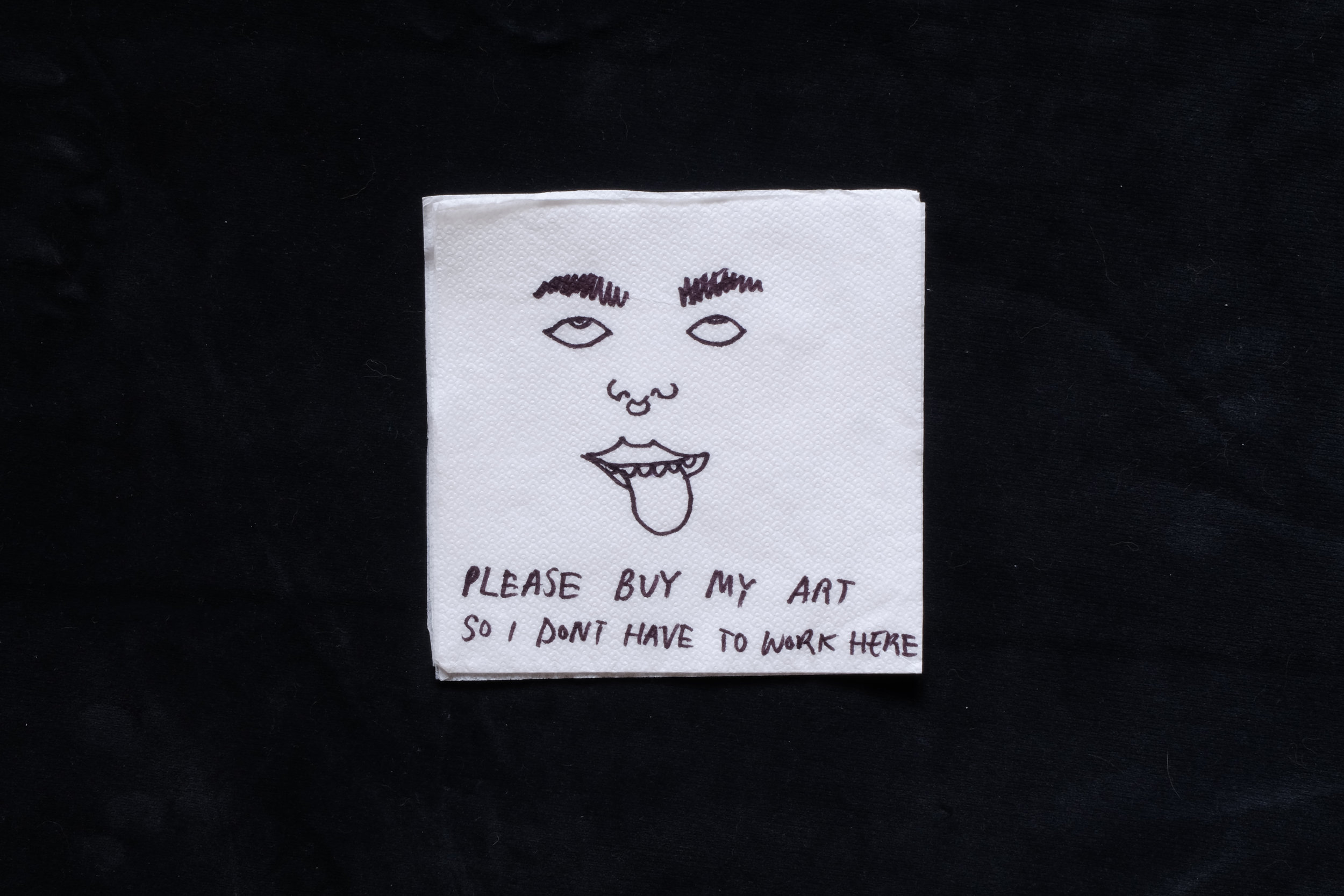 'Please buy my Art'