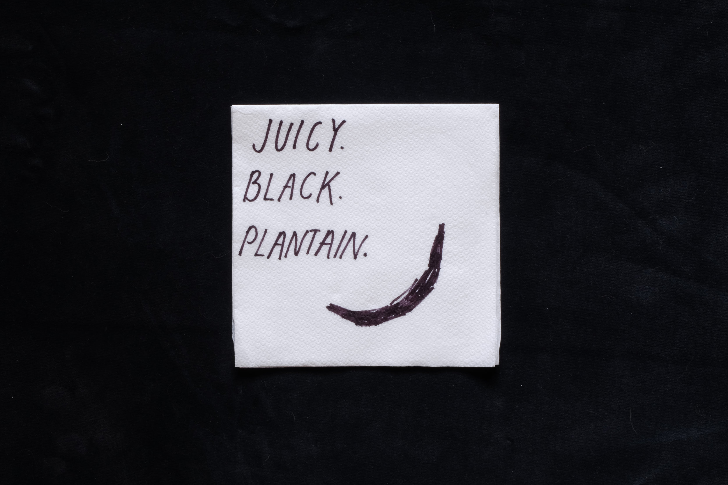 'Juicy Black Plantain'