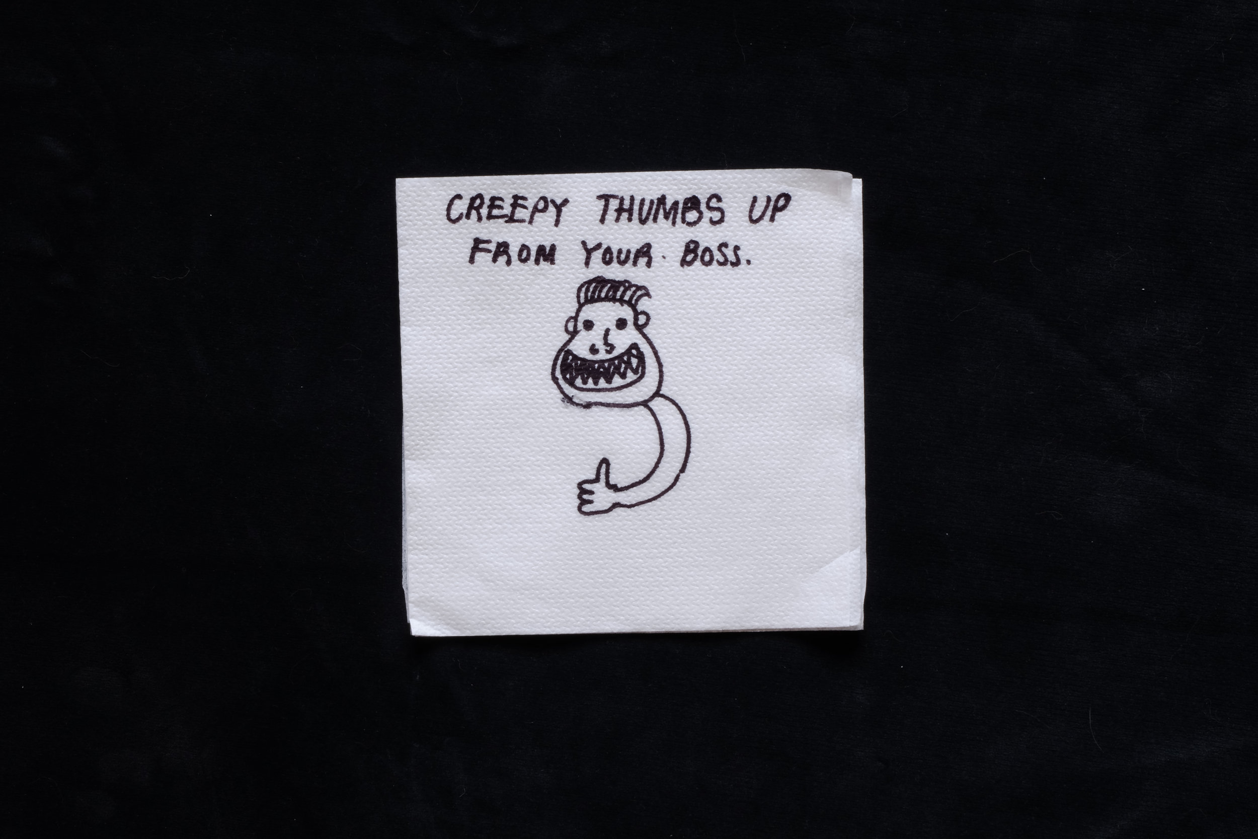 'Creepy Thumbs up from Your Boss'