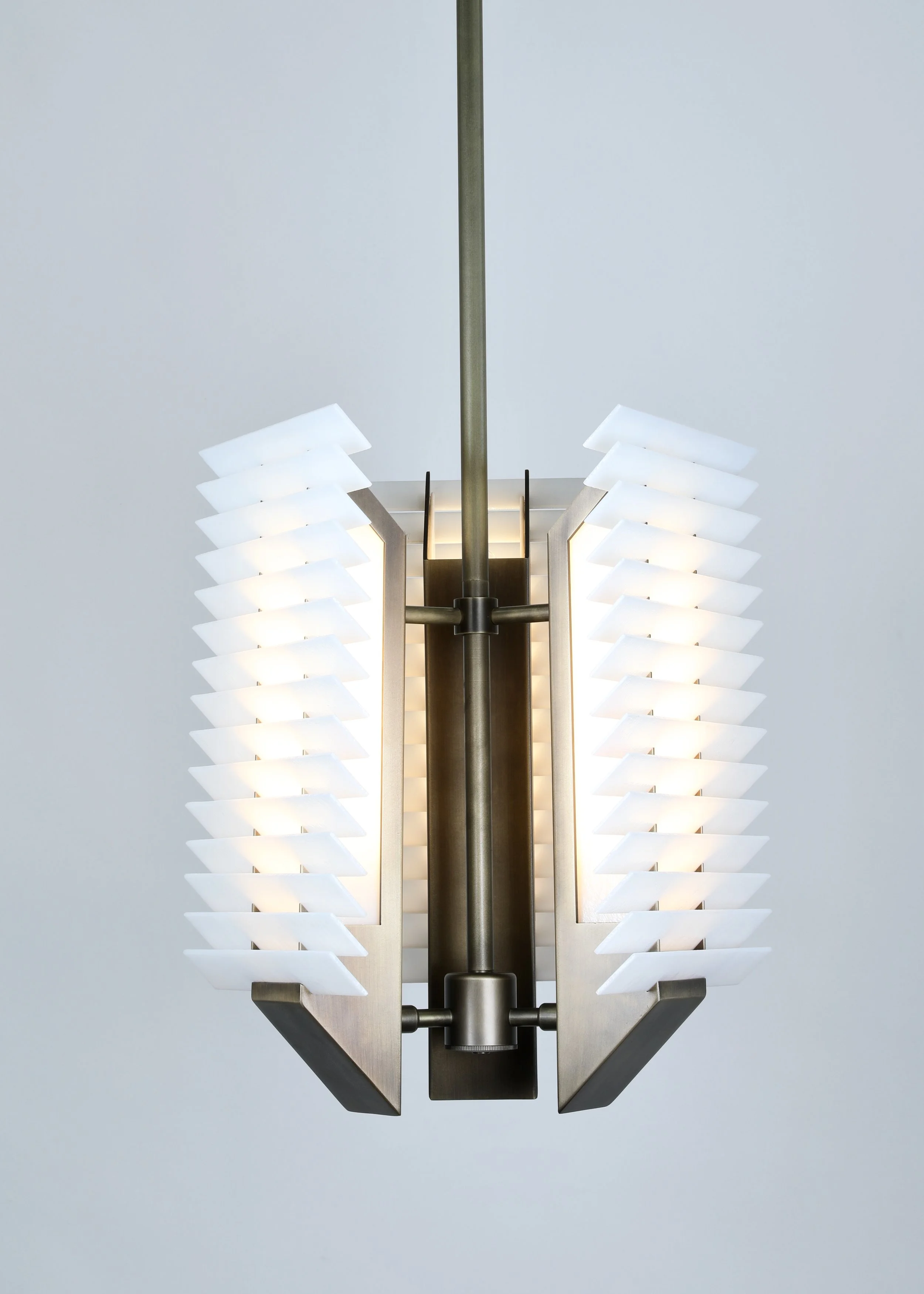 BATTEN PENDANT - ANTIQUE BRASS 