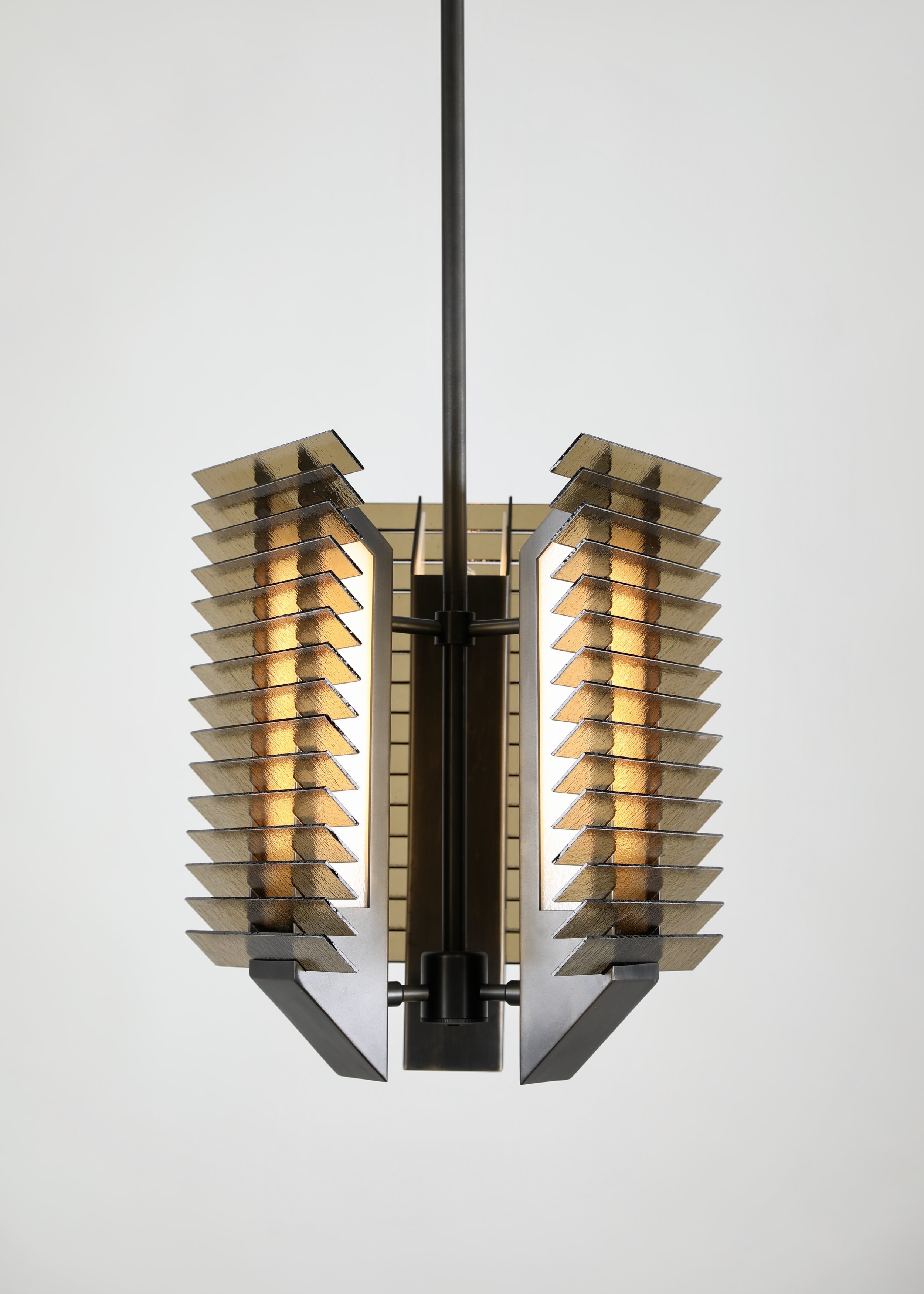 BATTEN PENDANT - BLACKENED  BRASS