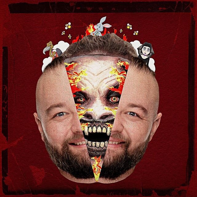 Bray birthday graphic collage style. Collage has always been one of my favorite art styles!