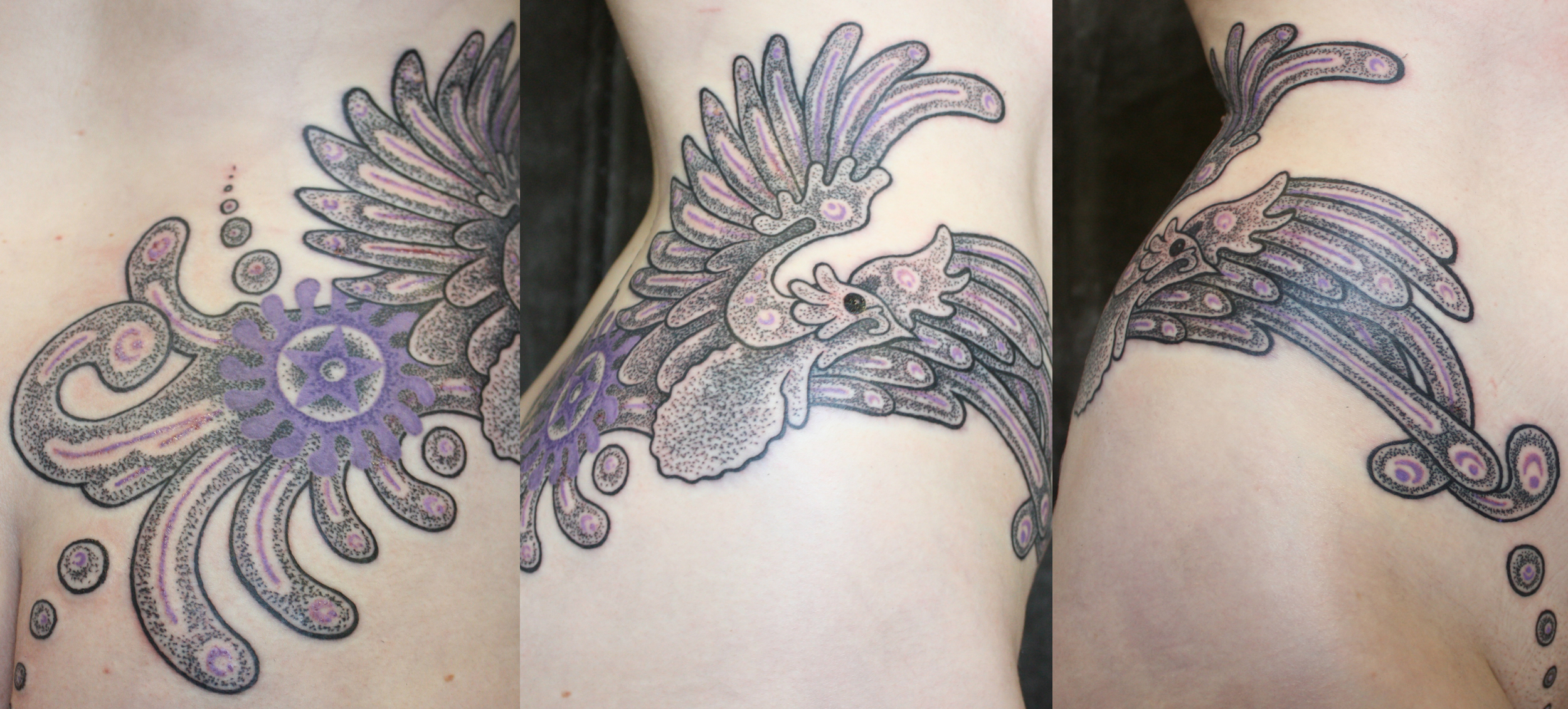 Abstract Bird on Hip