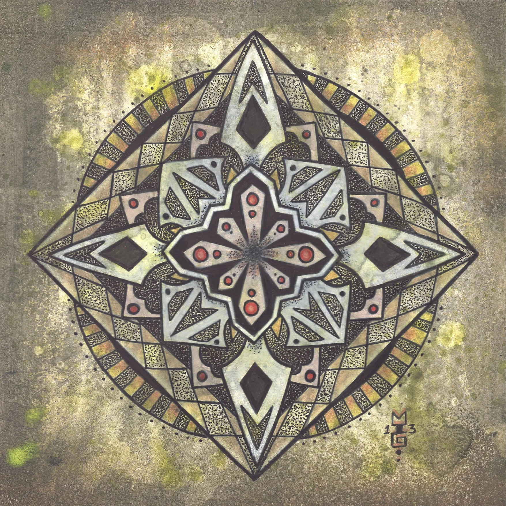 Citrine Mold Mandala