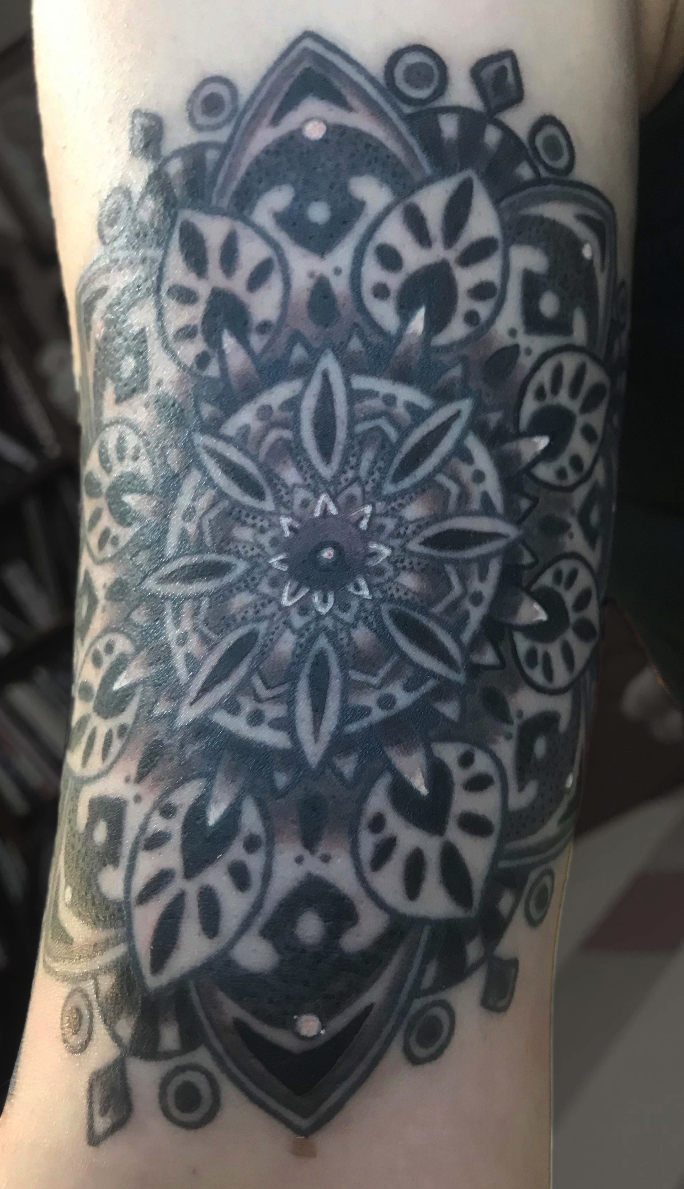 Audra's arm