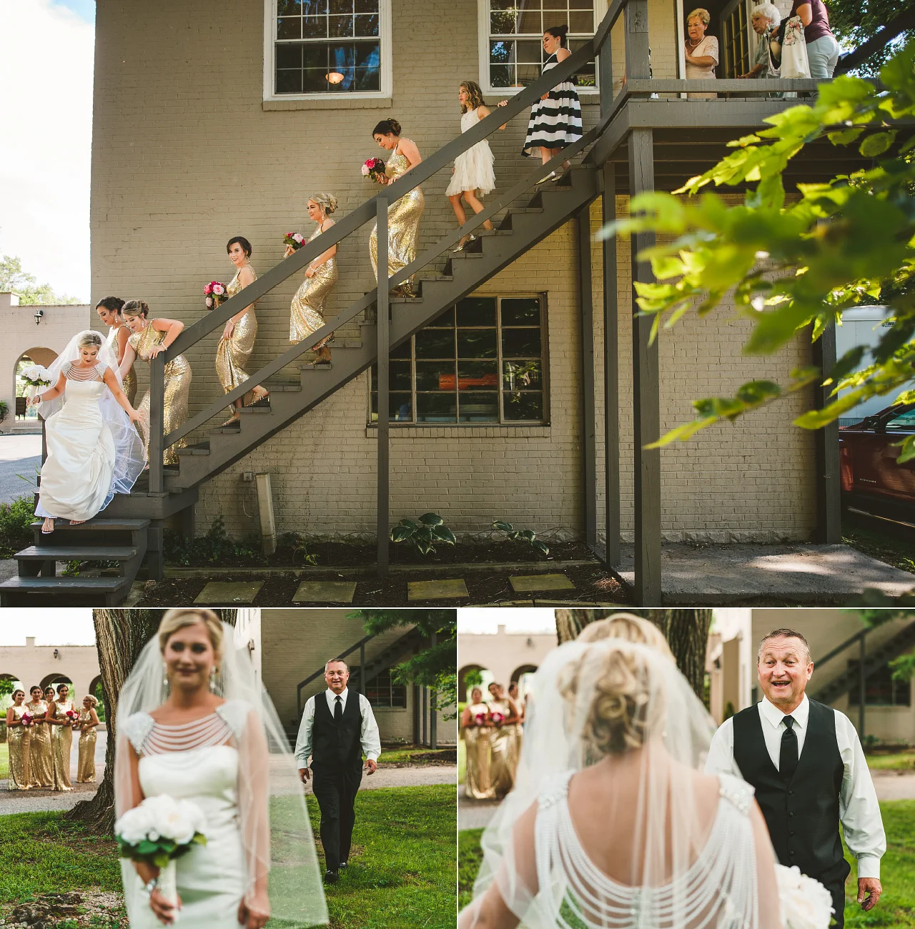 100 Mile House Ohio Wedding Bride Father
