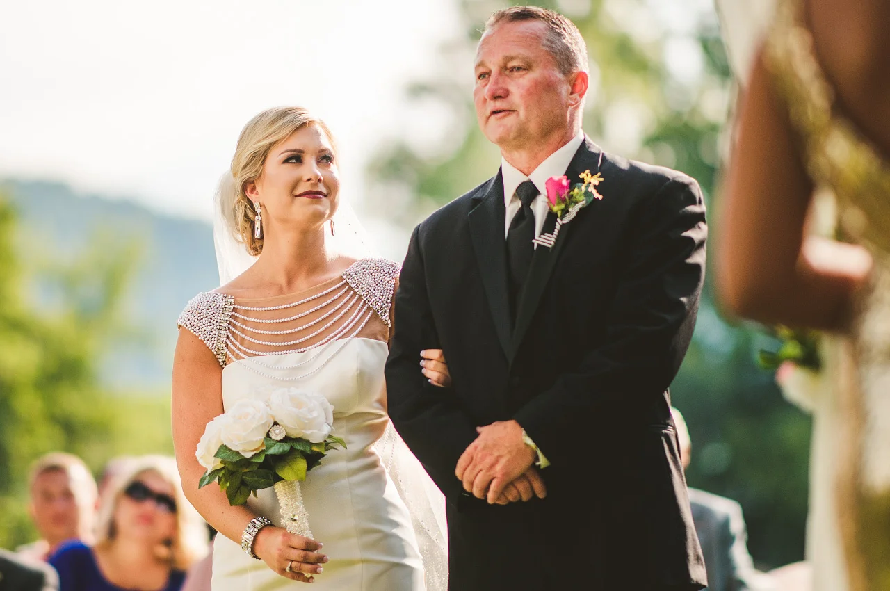 Portsmouth Ohio Wedding Bride Father