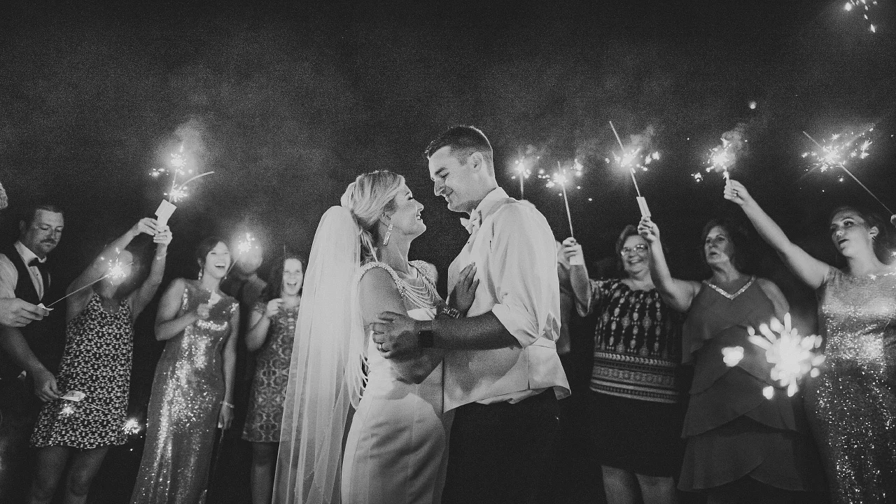Wedding Sparkler Exit Portsmouth Ohio