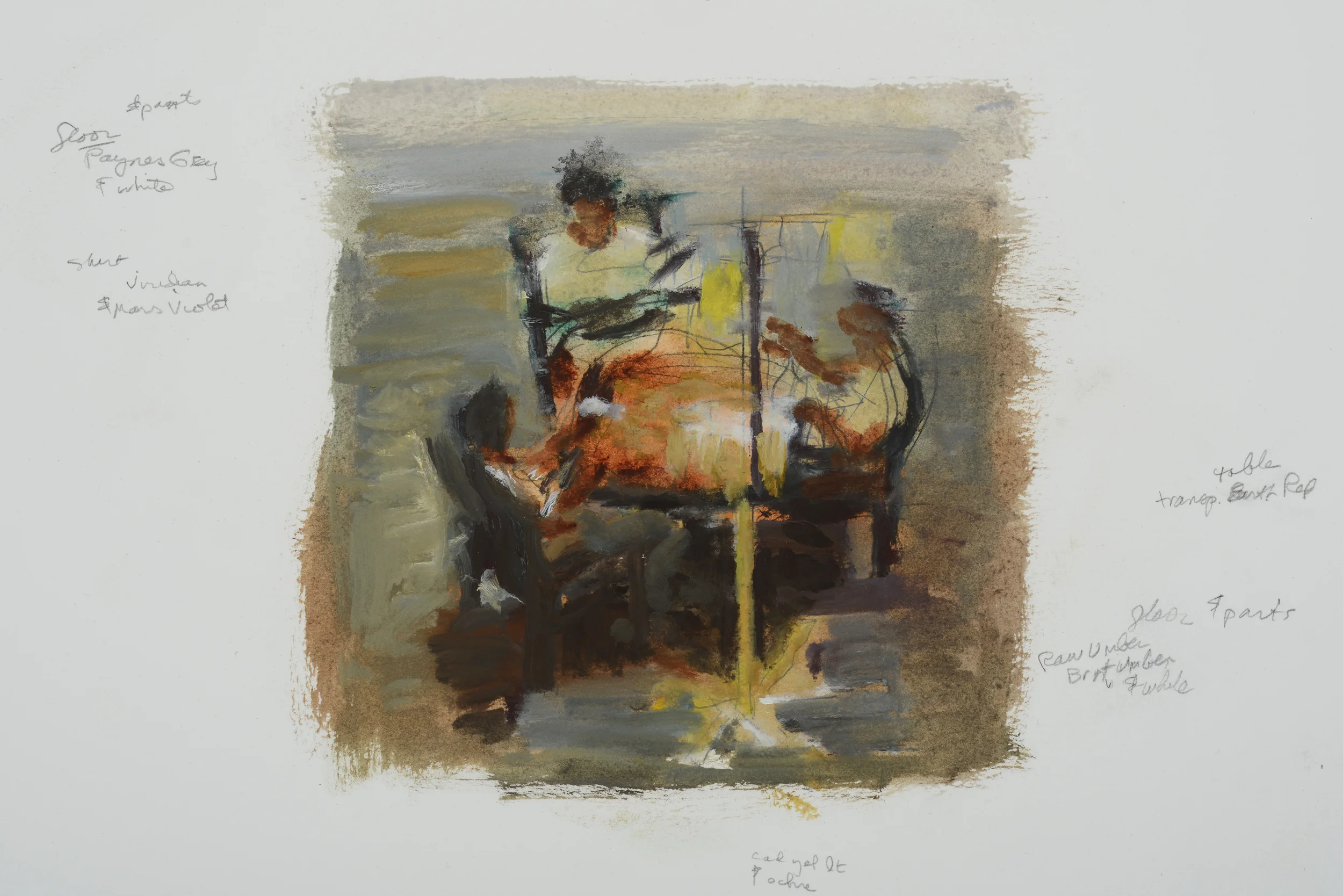 Fourth Player (color sketch)