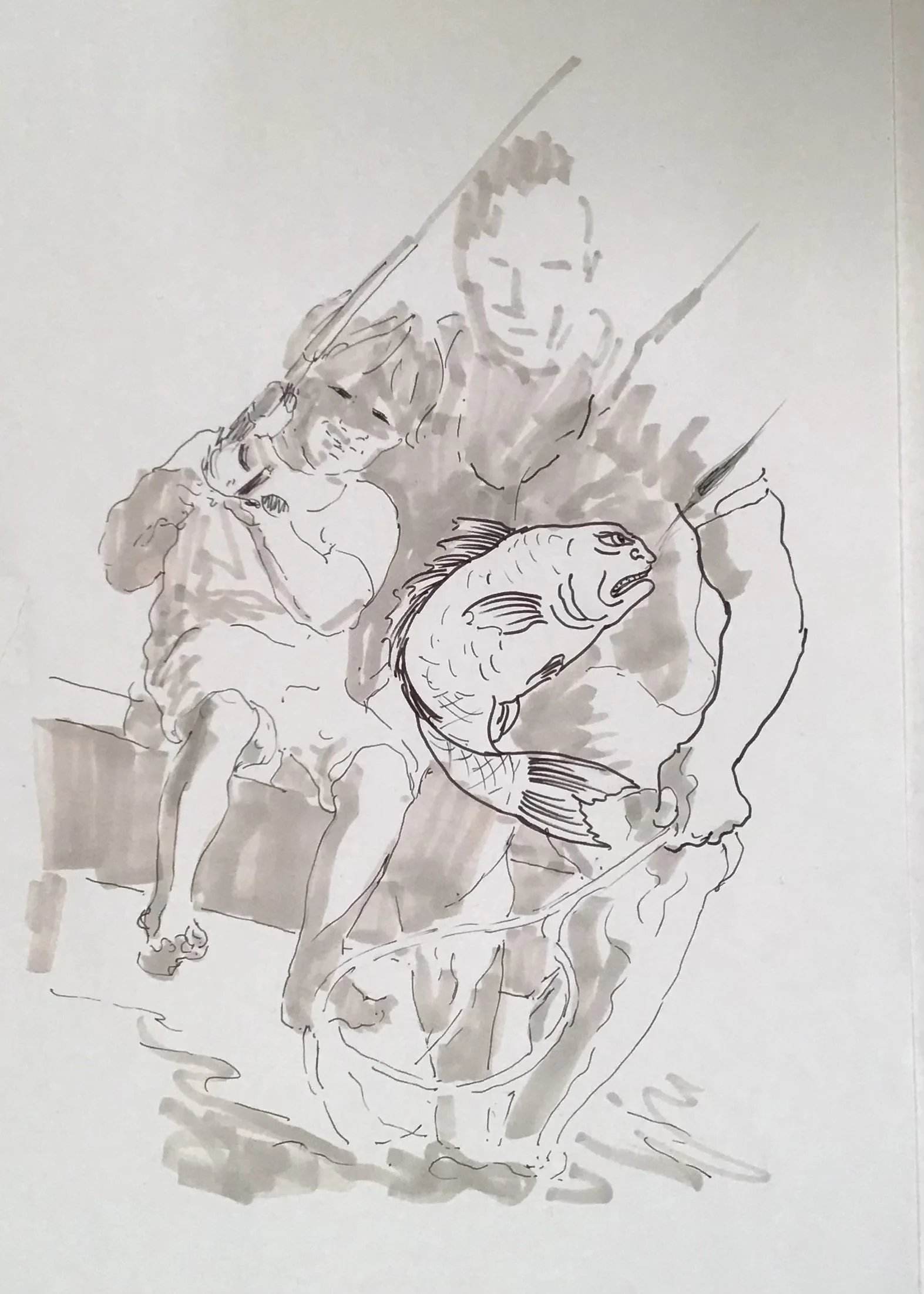 Fishing With Dad (sketch), 2025