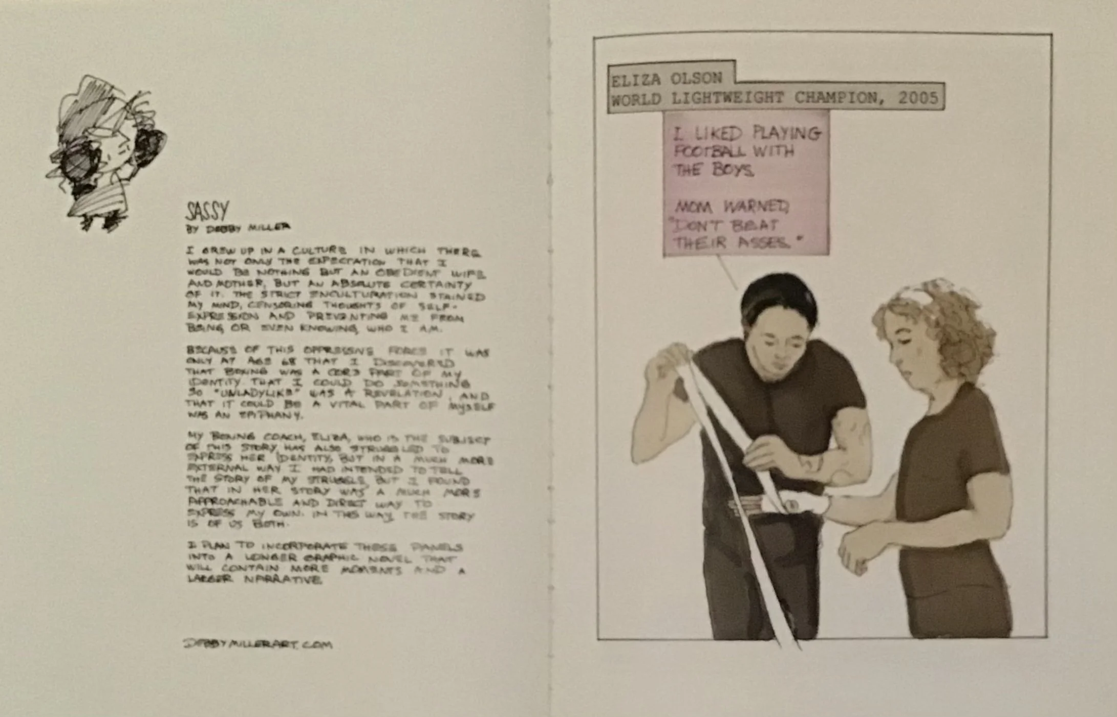 “Sassy” Intro and Page 1, 2024