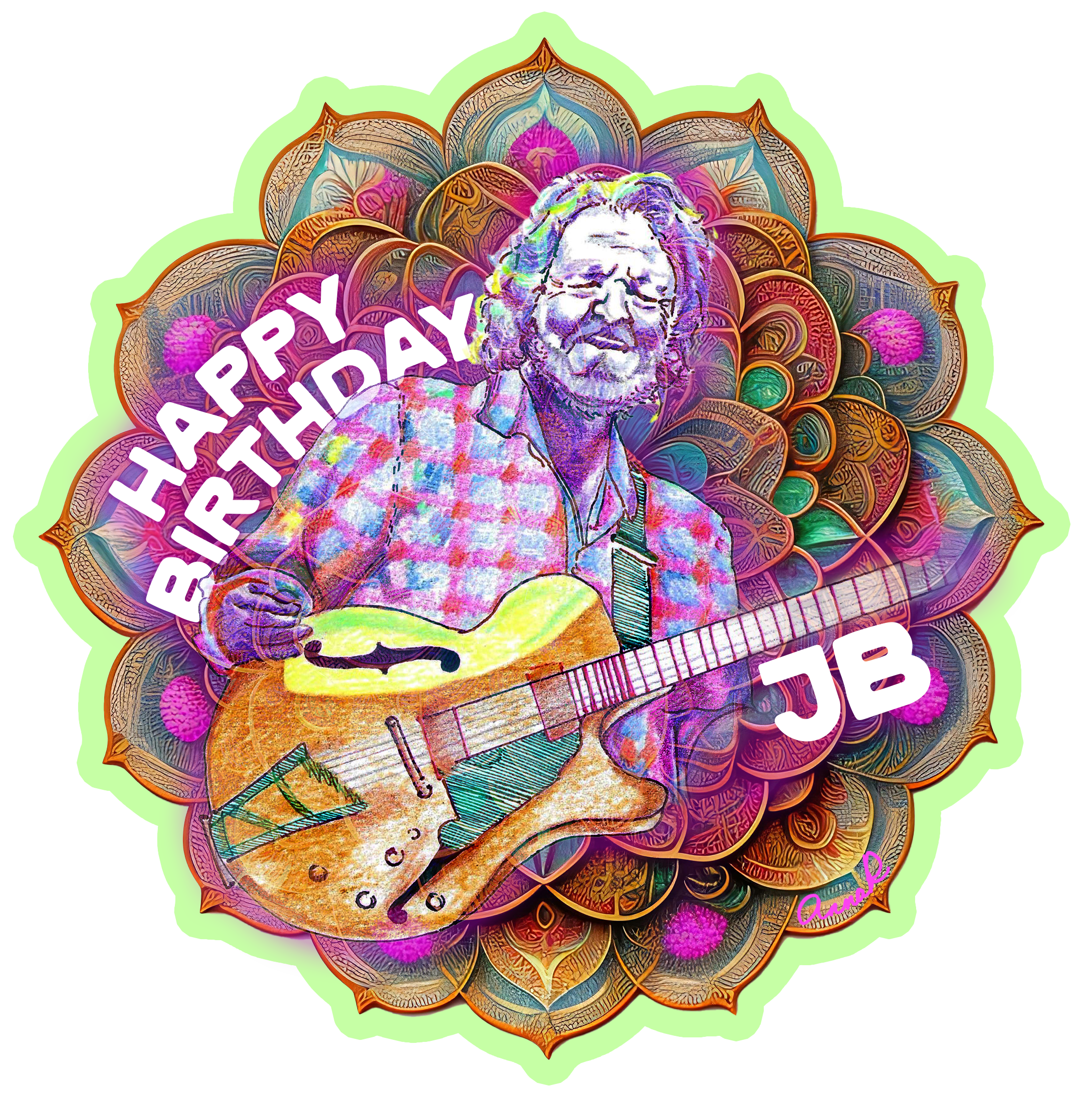 JB Widespread Panic sticker 
