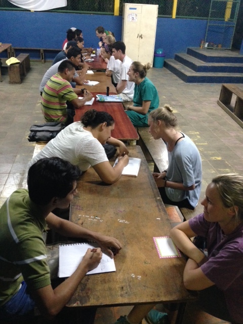 The students from College of Charleston loved working with the students from MPI's Vocational Training Course!