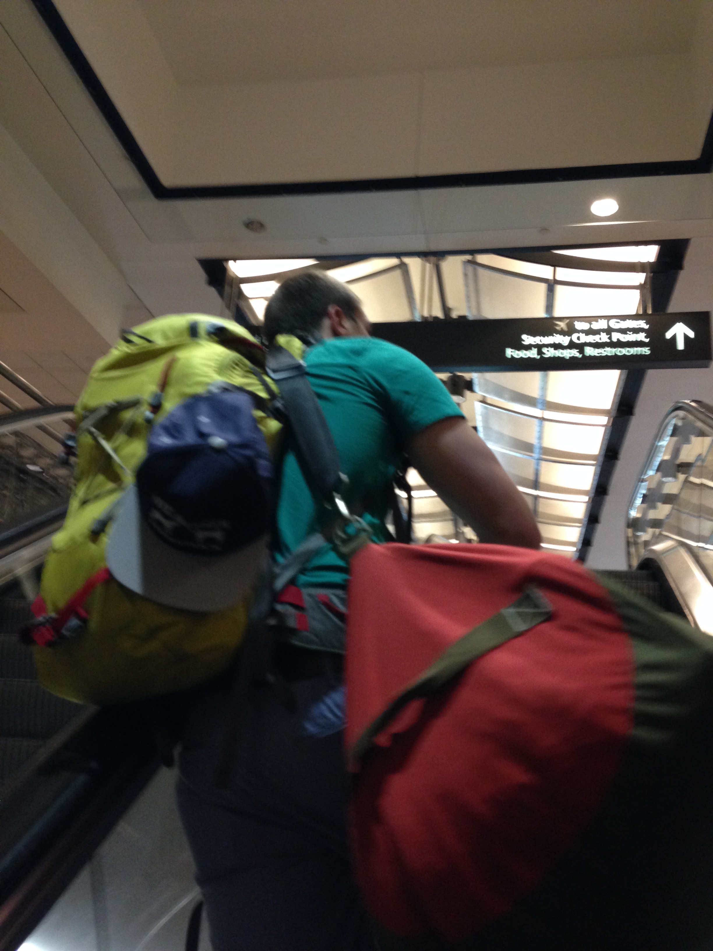  The famous duffel bag