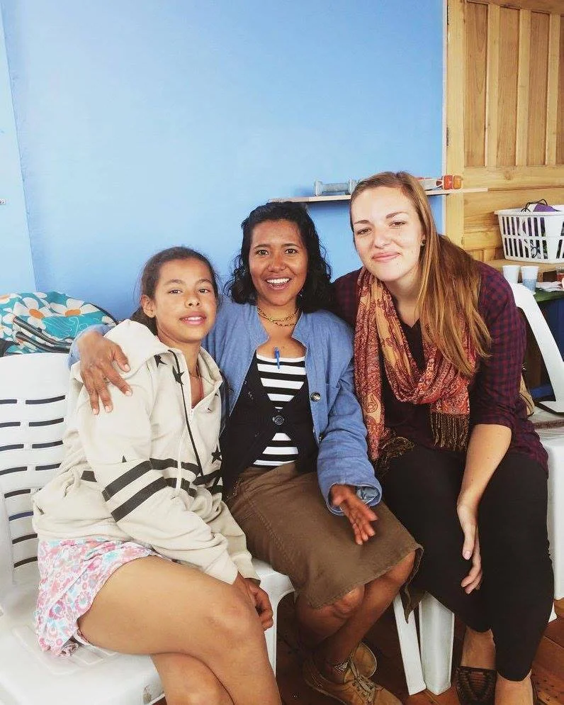 This photo was taken at our Bienvenida / Despedida party at the MPI community center. This is Yeimmy, one of my E-Gap entrepreneurship class students, with her daughter Violeta. Yeimmy's business is growing quickly, and she expressed that she uses information she learned in our classes almost every single day.