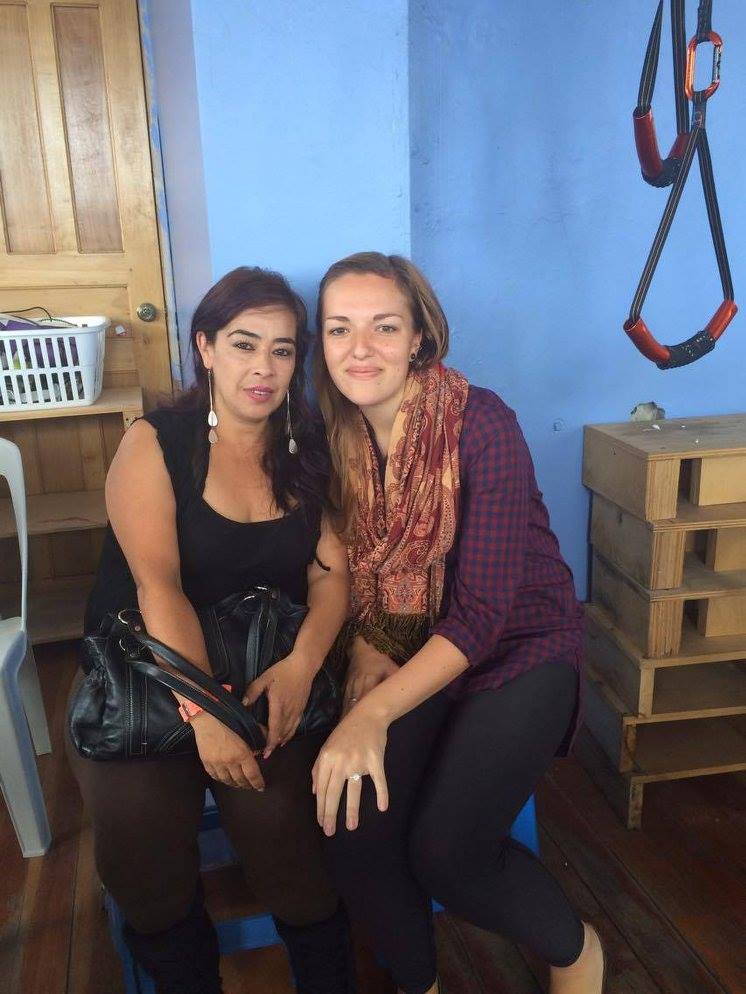 My former English student, Alexandra, at our Bienvenida / Despedida party. To learn more about her story, check out this video I made about her family's involvement in our programs.