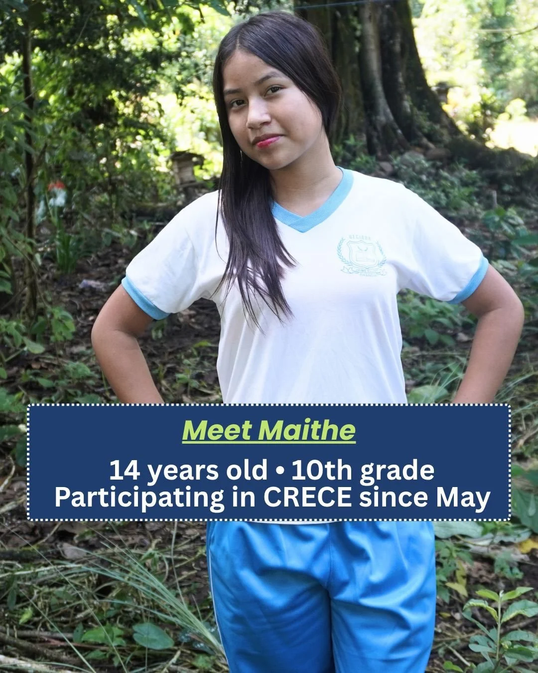 Help us create more spaces for girls like Maithe to learn, connect, and grow! Link in bio to donate. #womenempowerment #mentalhealthawareness #supportingwomen #amazonrainforest
