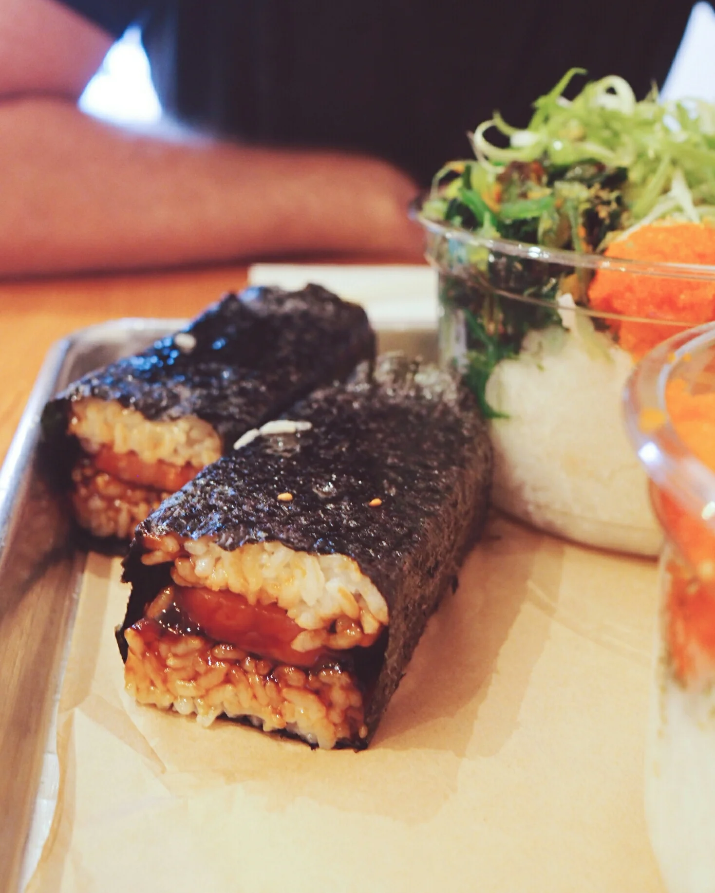 the spam musubi.