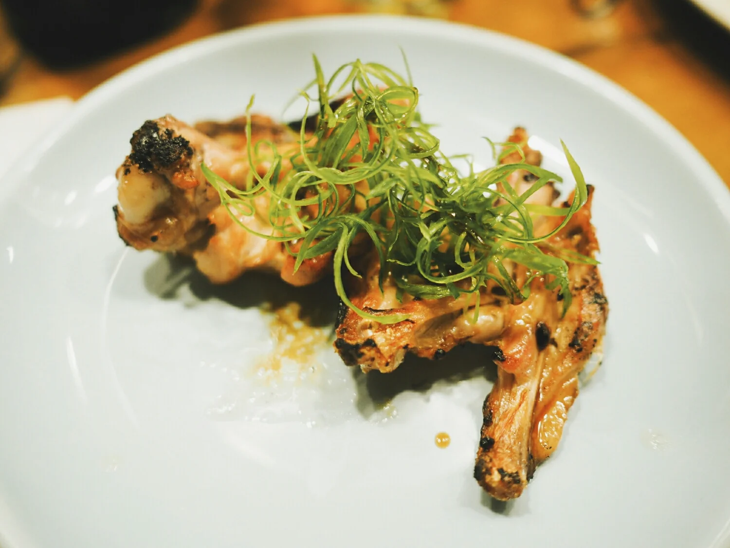 spicy chicken wings.
