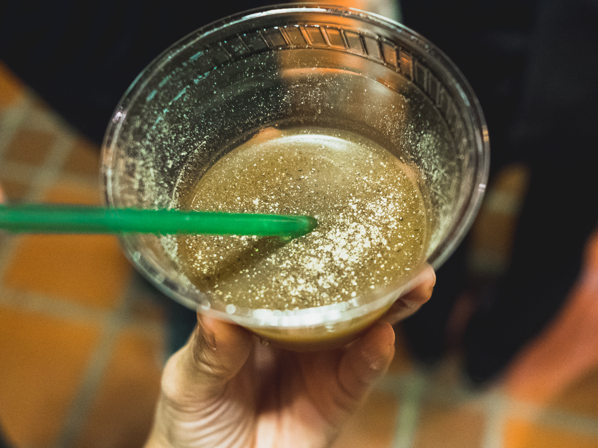 ink.'s mushroom bourbon slushie .