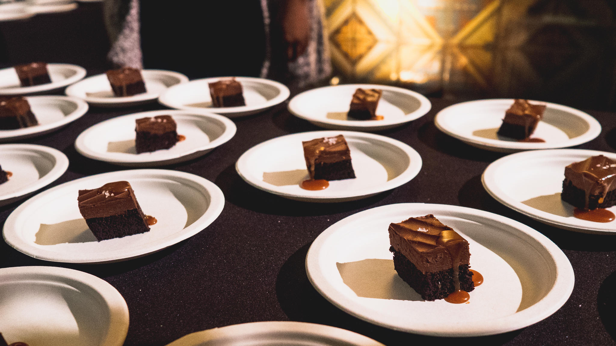 republique's salted caramel chocolate cake .