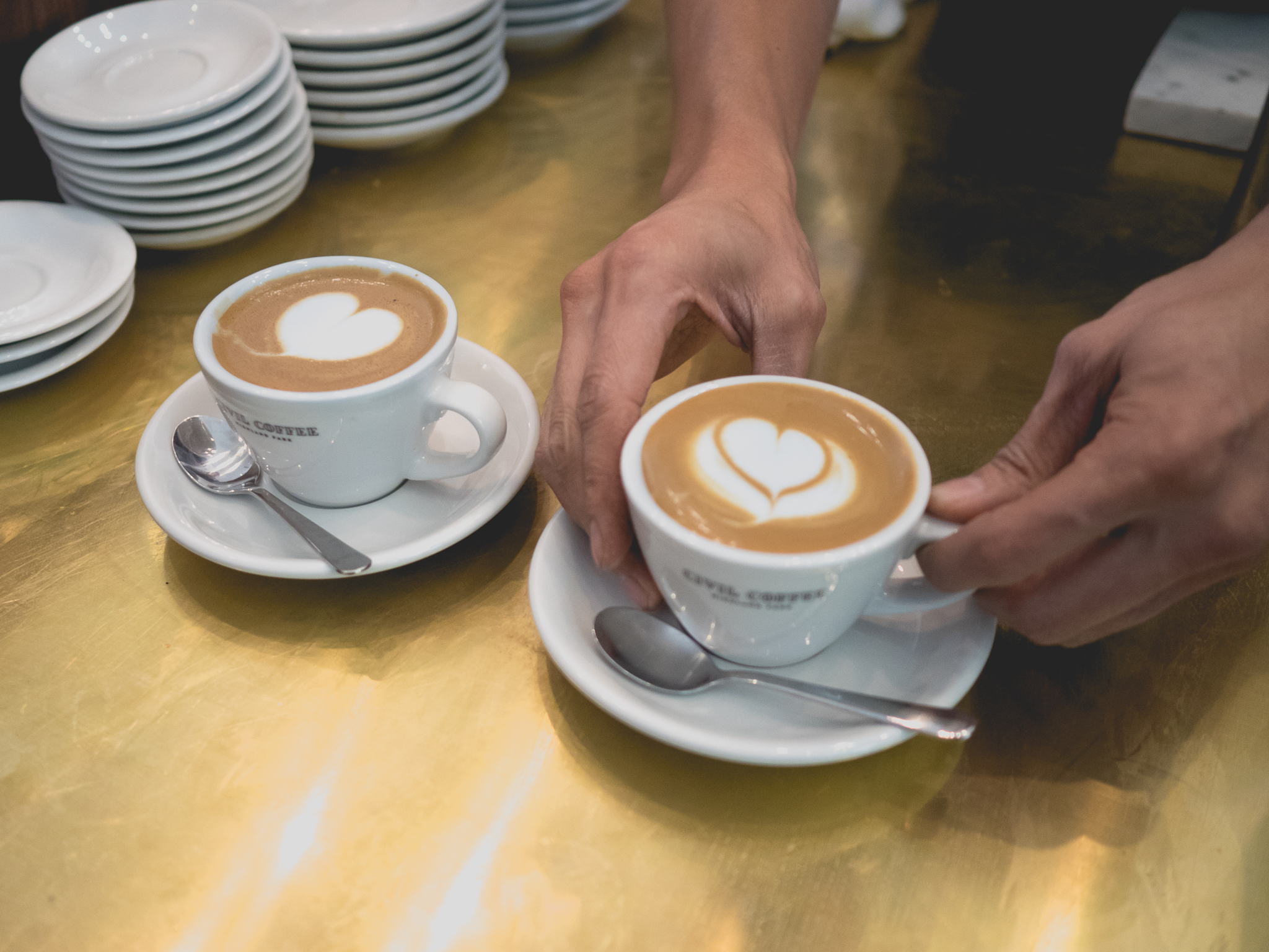 civil coffee opens in highland park.