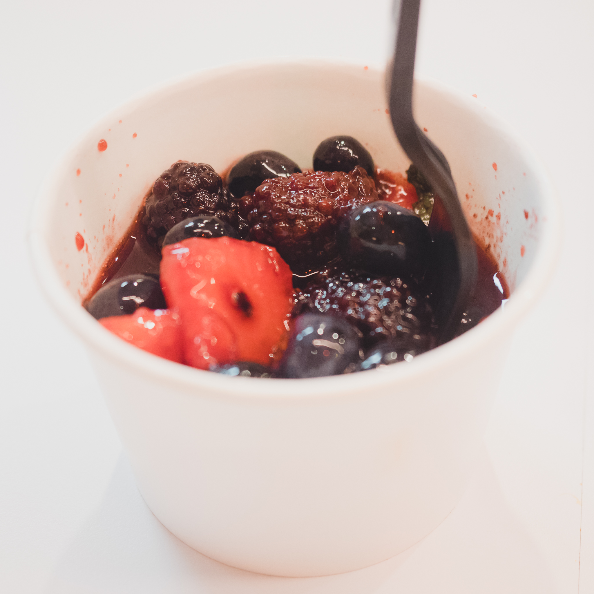 macerated berries.