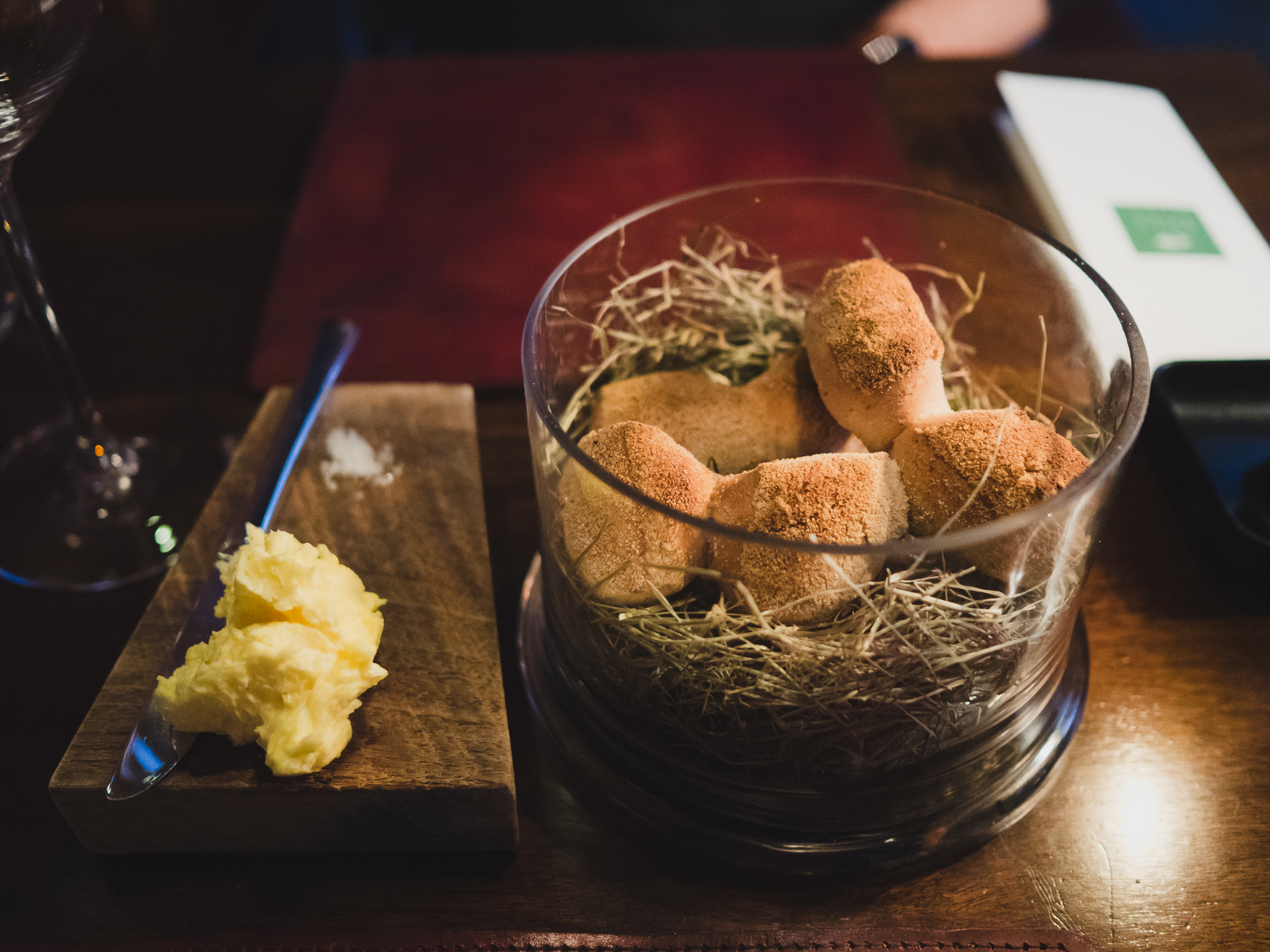 butter and bread.