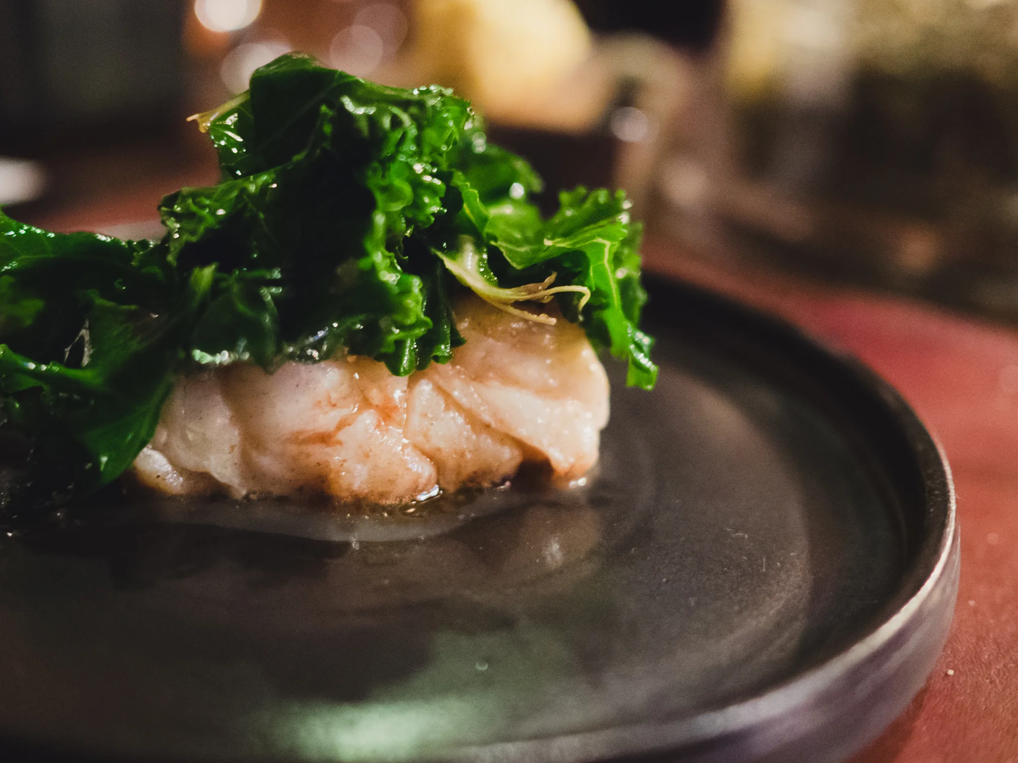 02. tusk, kale and black garlic.