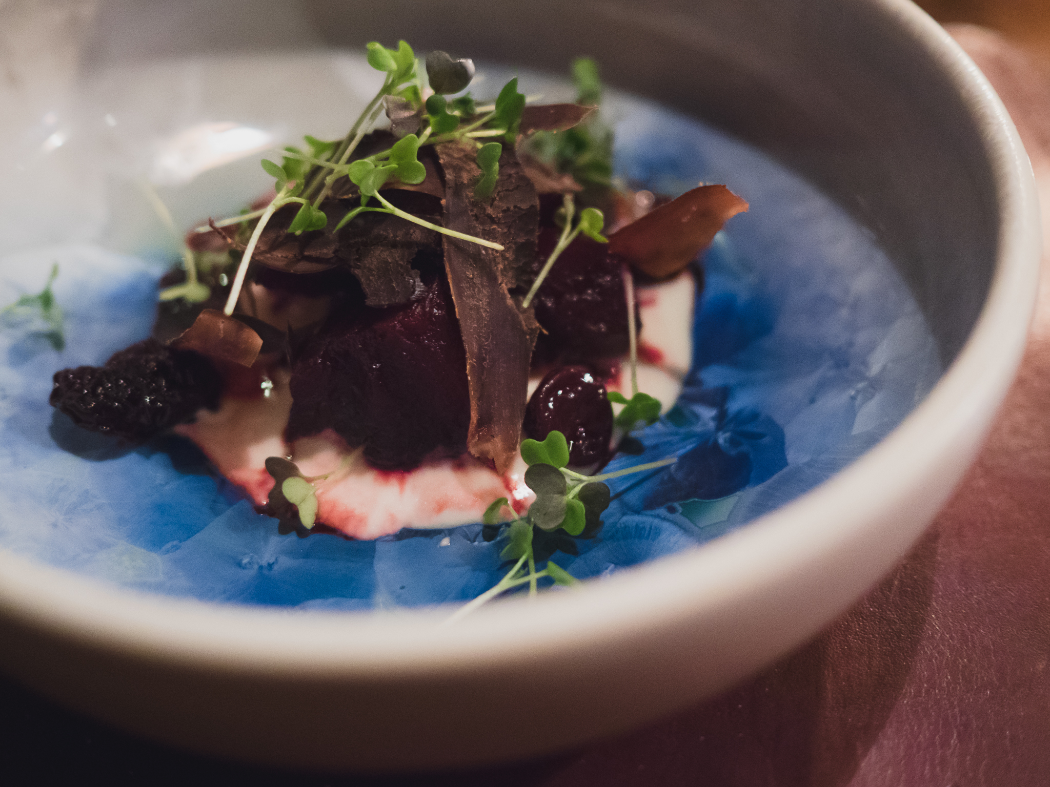 03. beetroot, cherries and dried guillemot.