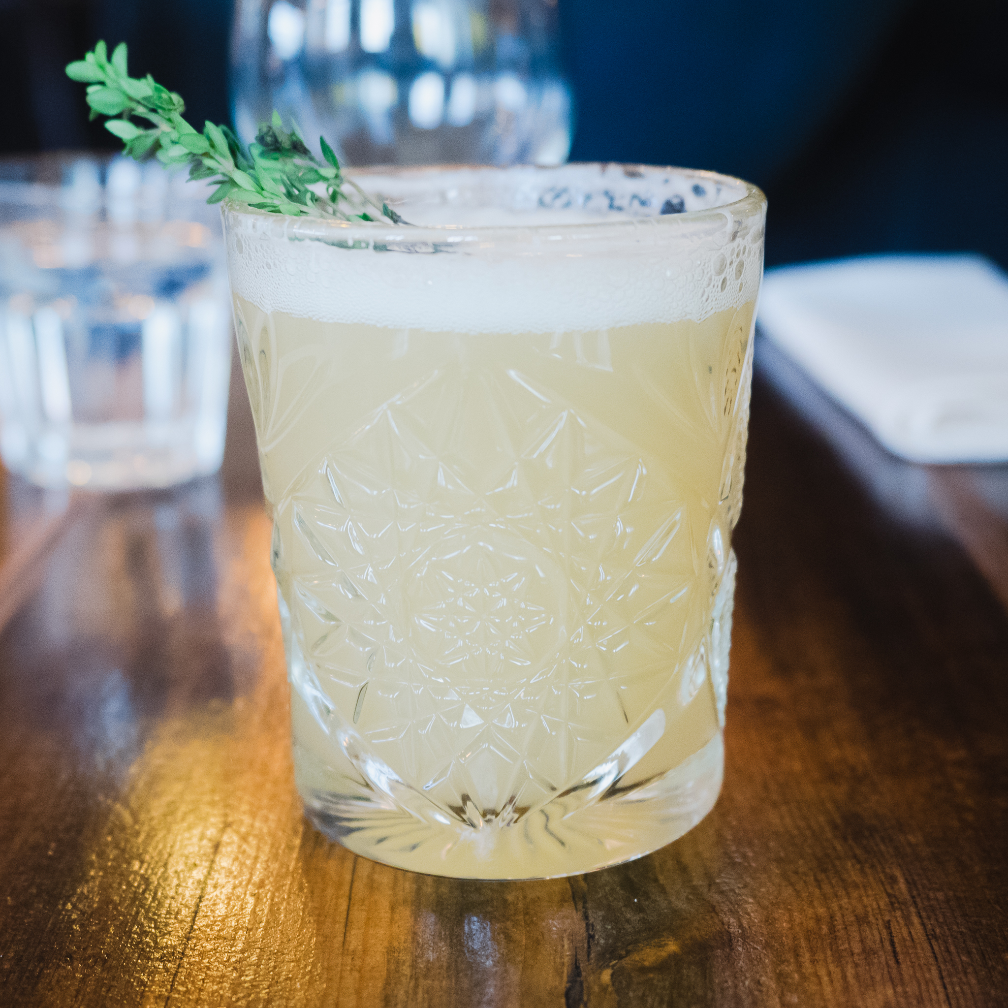 white ale, mead tea and thyme.