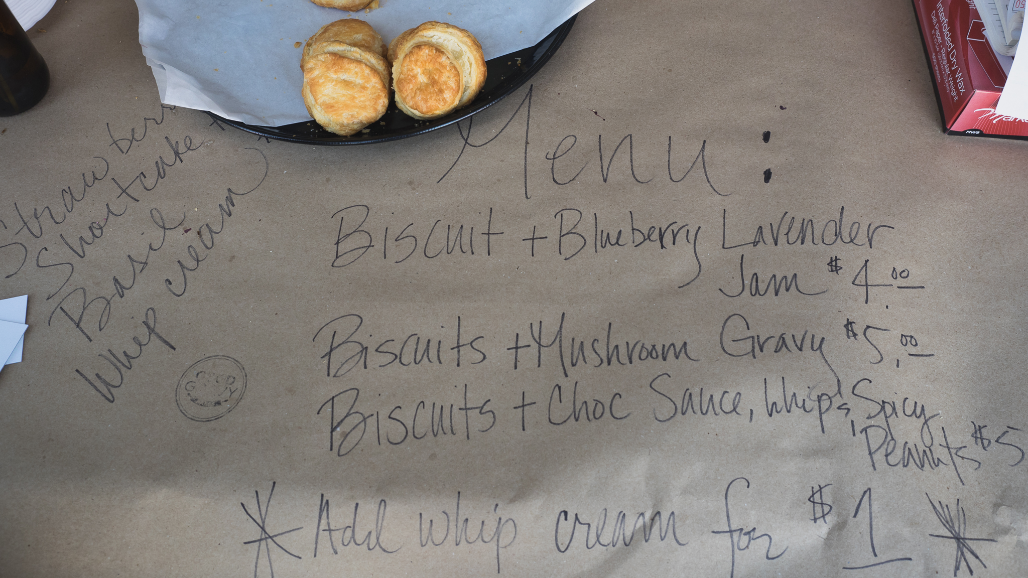 the menu at good gravy bakes .