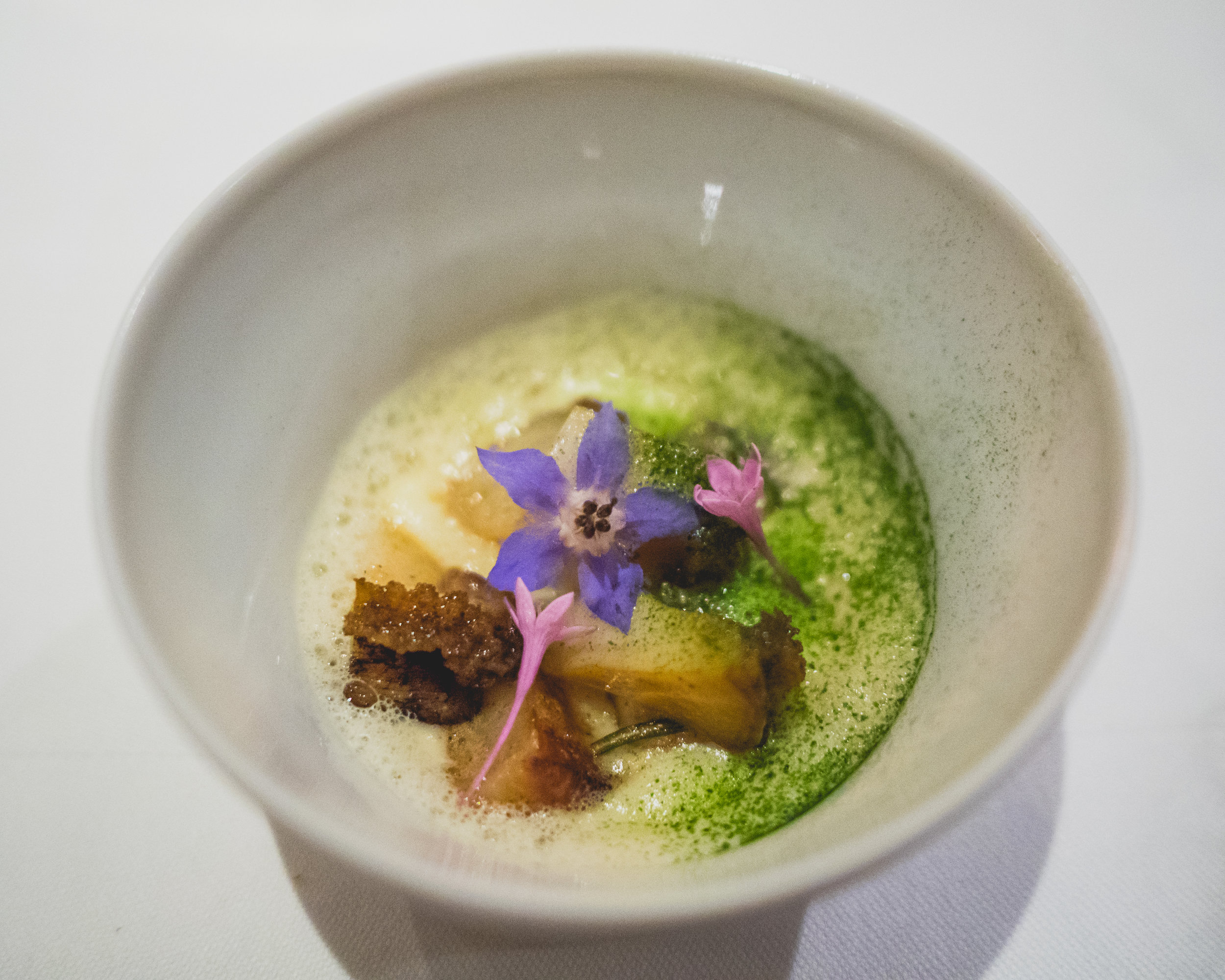 abalone, sunchoke, rosemary, porcini.