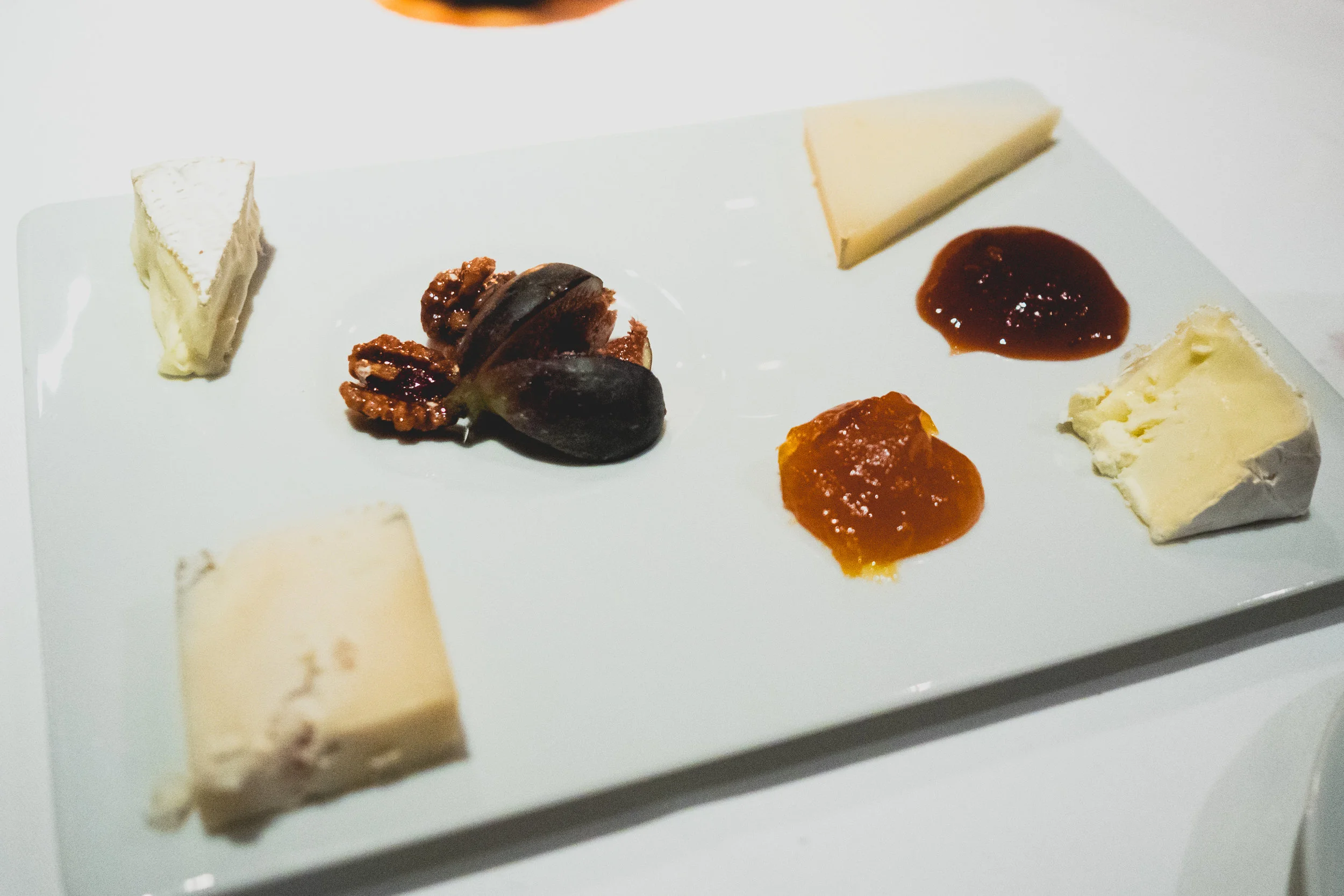 artisanal cheese with seasonal accompaniments.