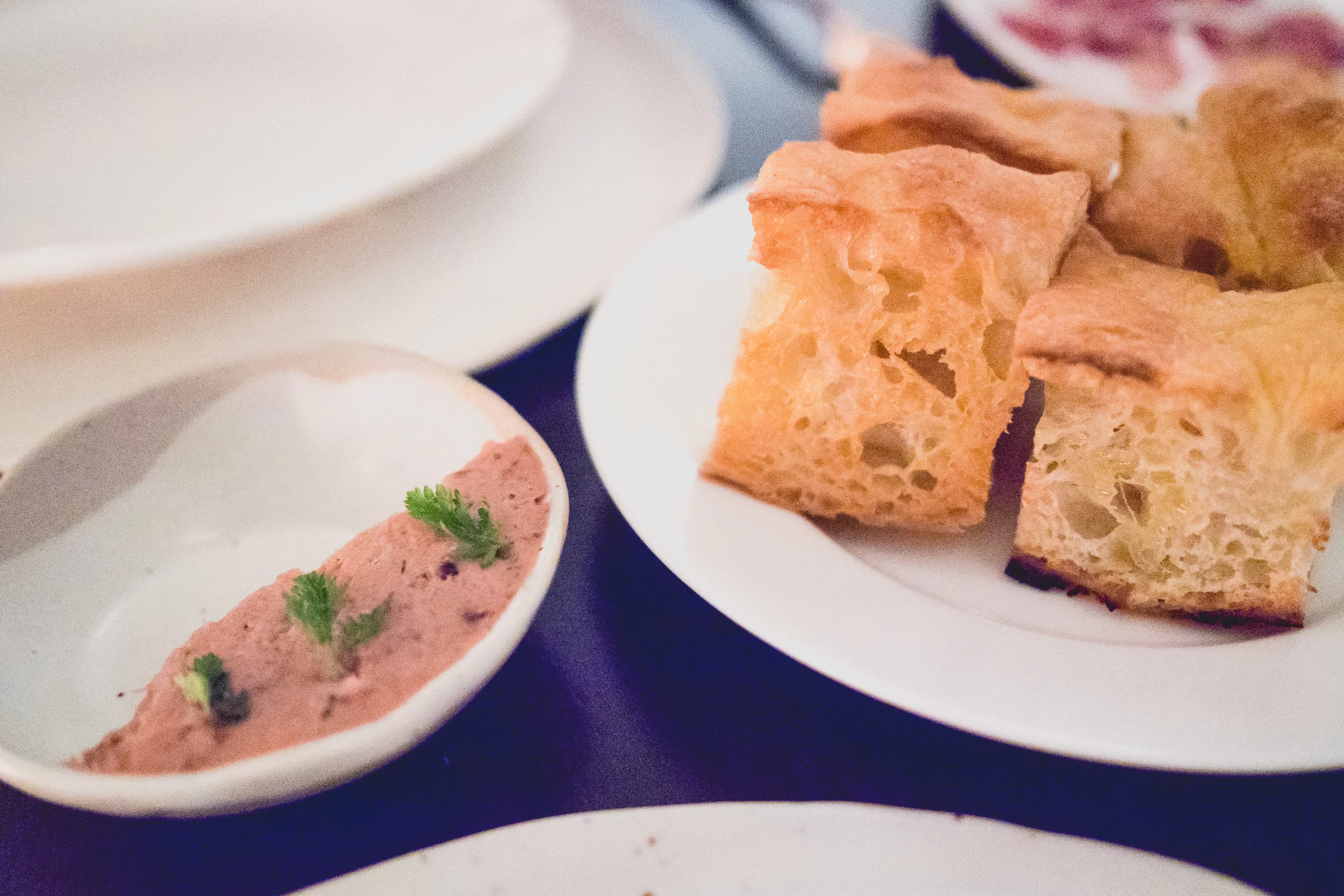 pork rillette; focaccia .