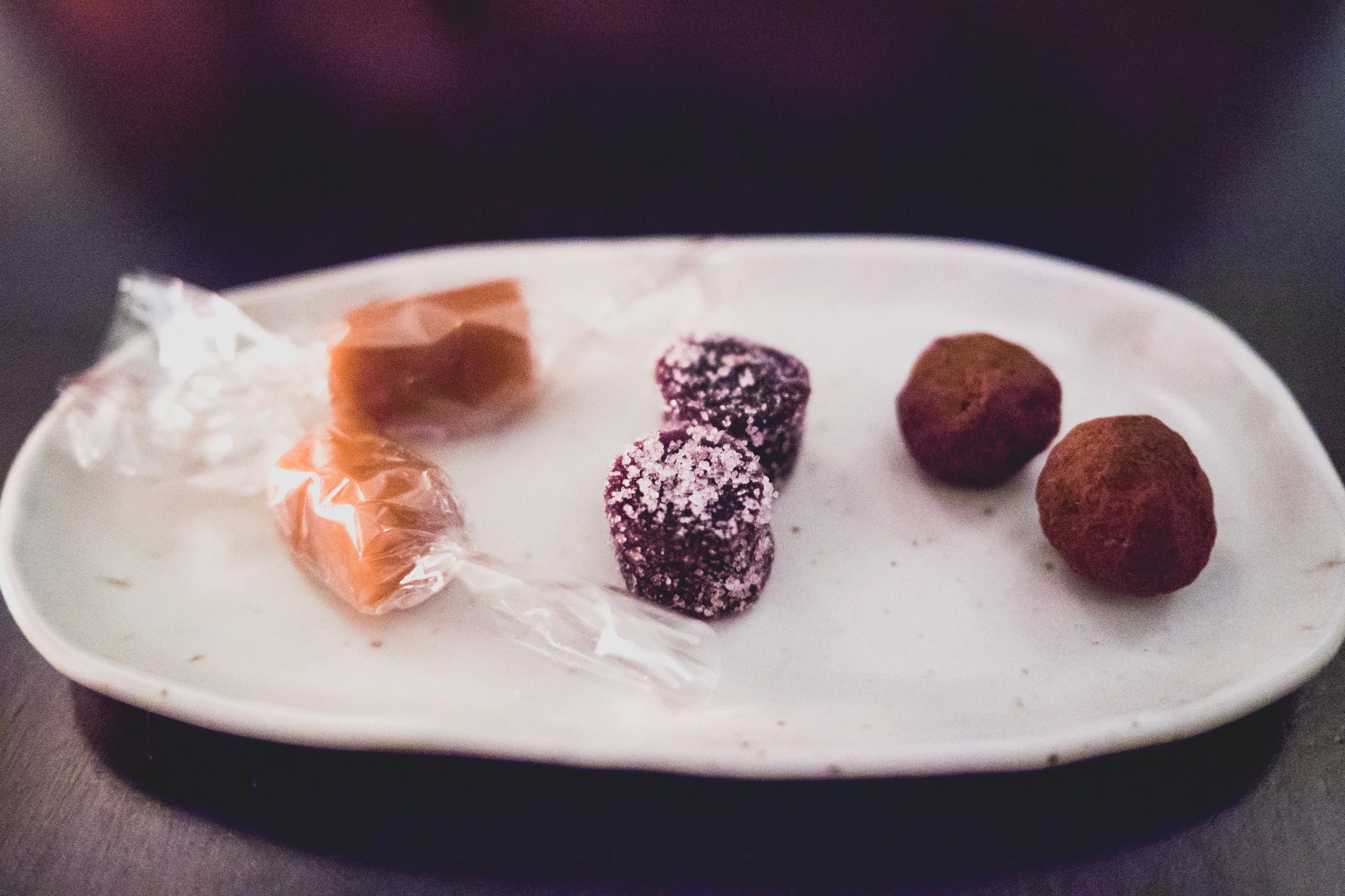 additional sweets, including a bone marrow caramel .