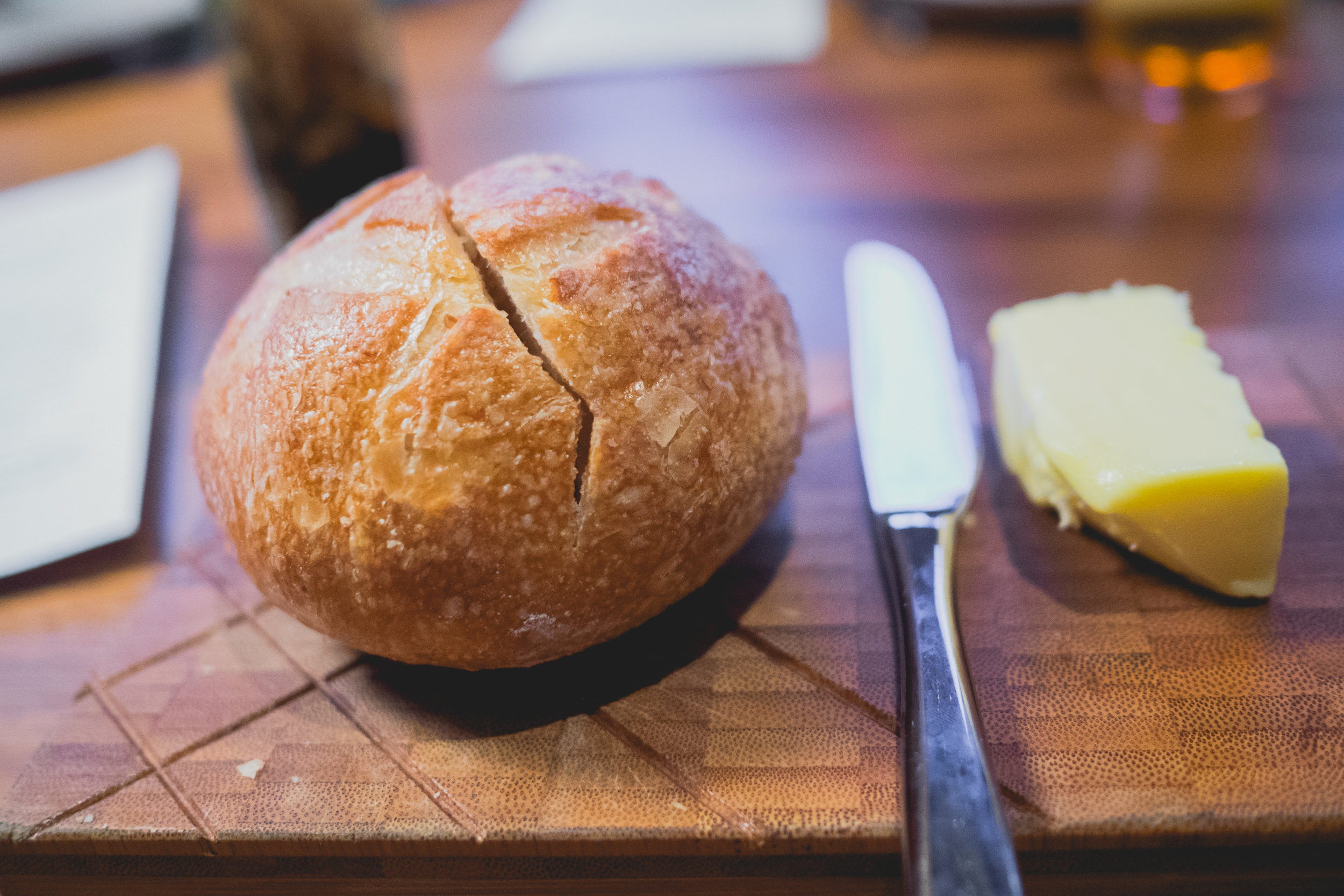bread with beurre de baratte.