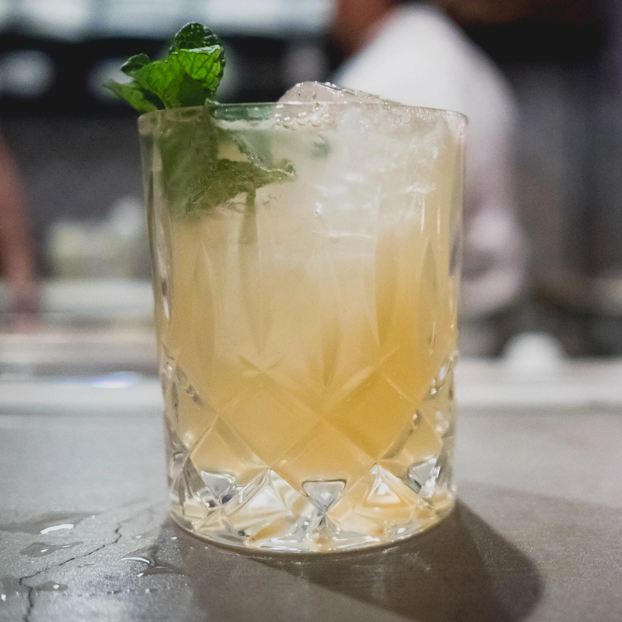 rye, meletti anisette, lime, mint.