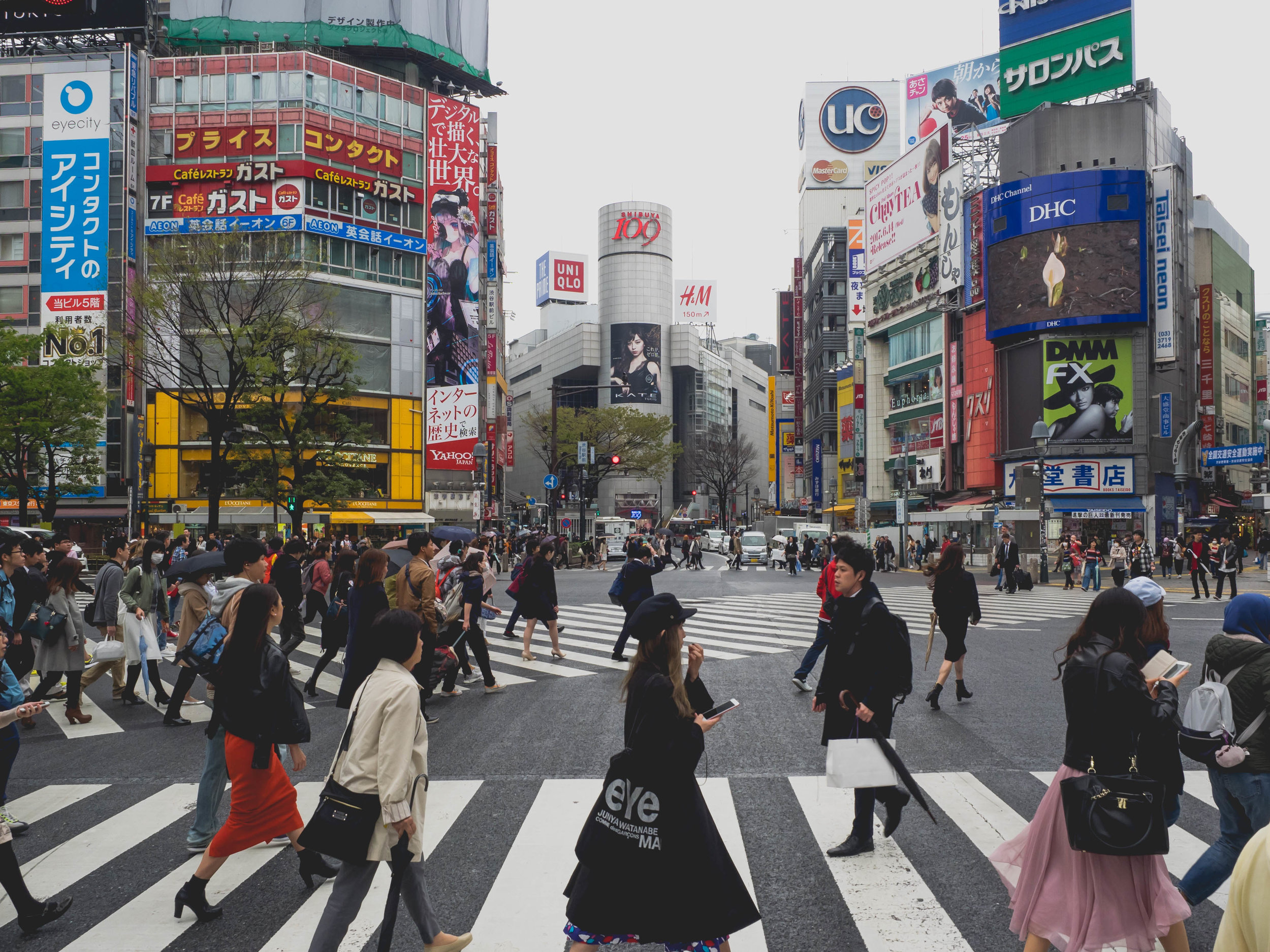 shibuya crossing.