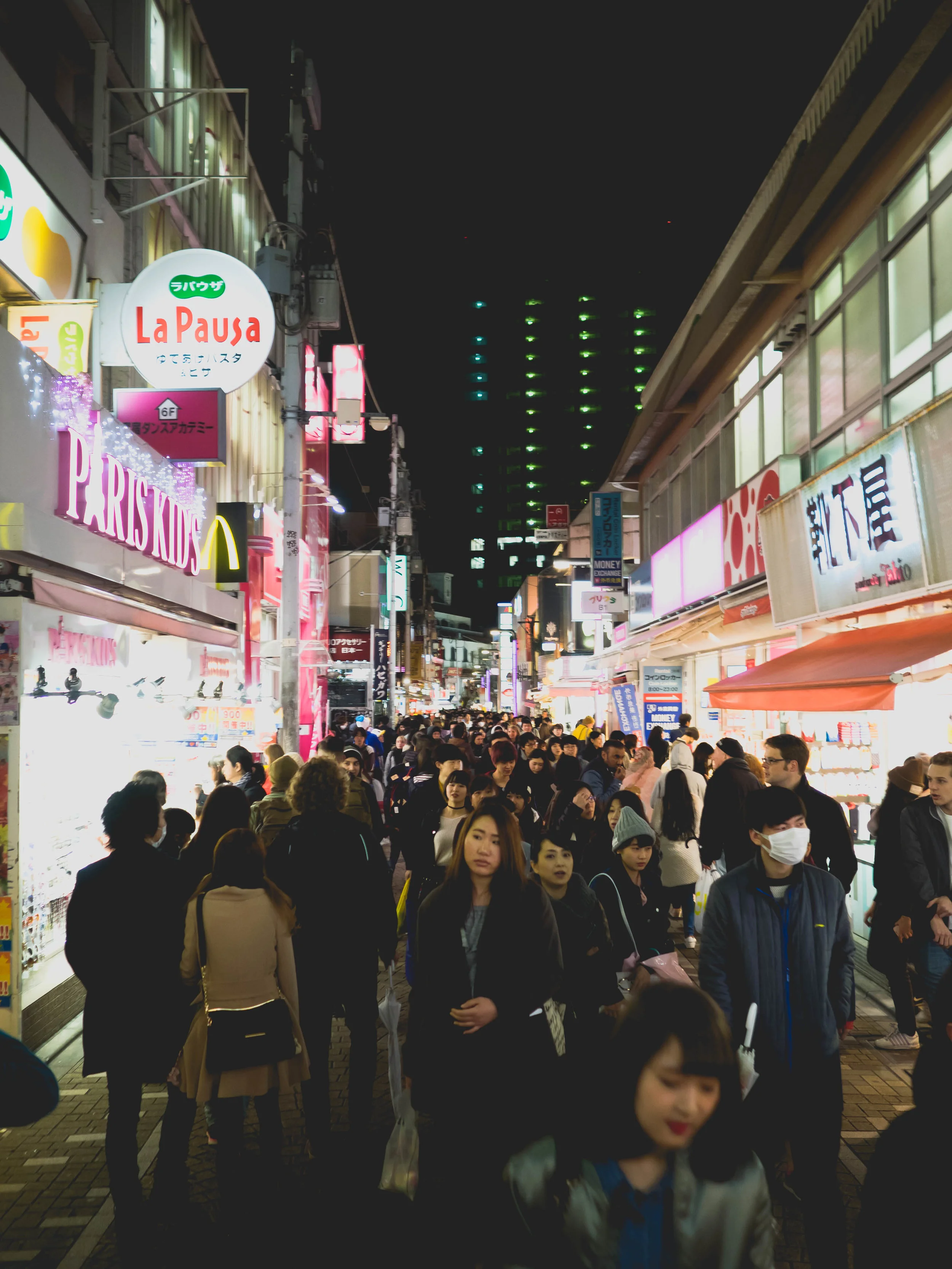 harajuku crowds.