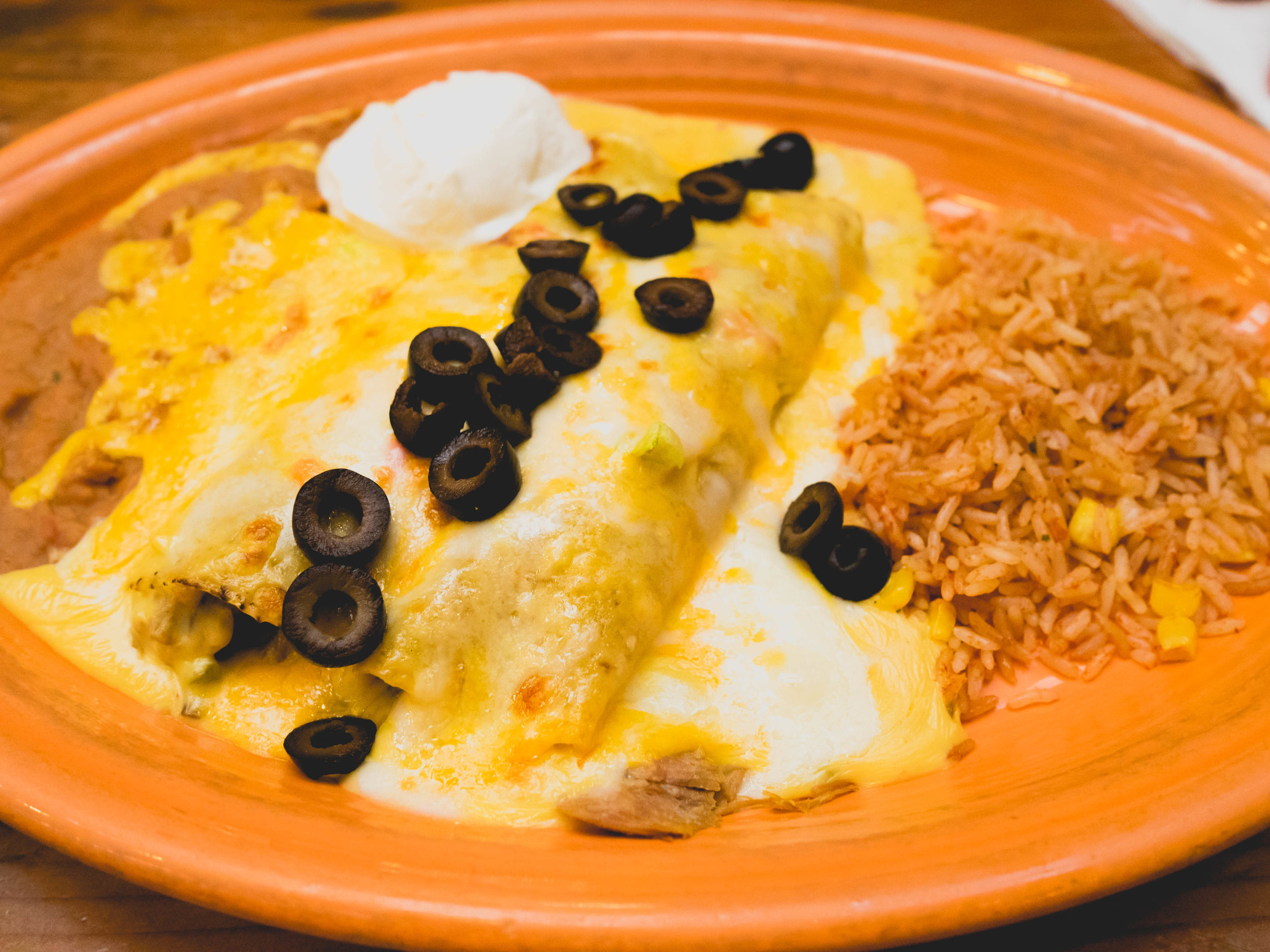 enchilada plate.