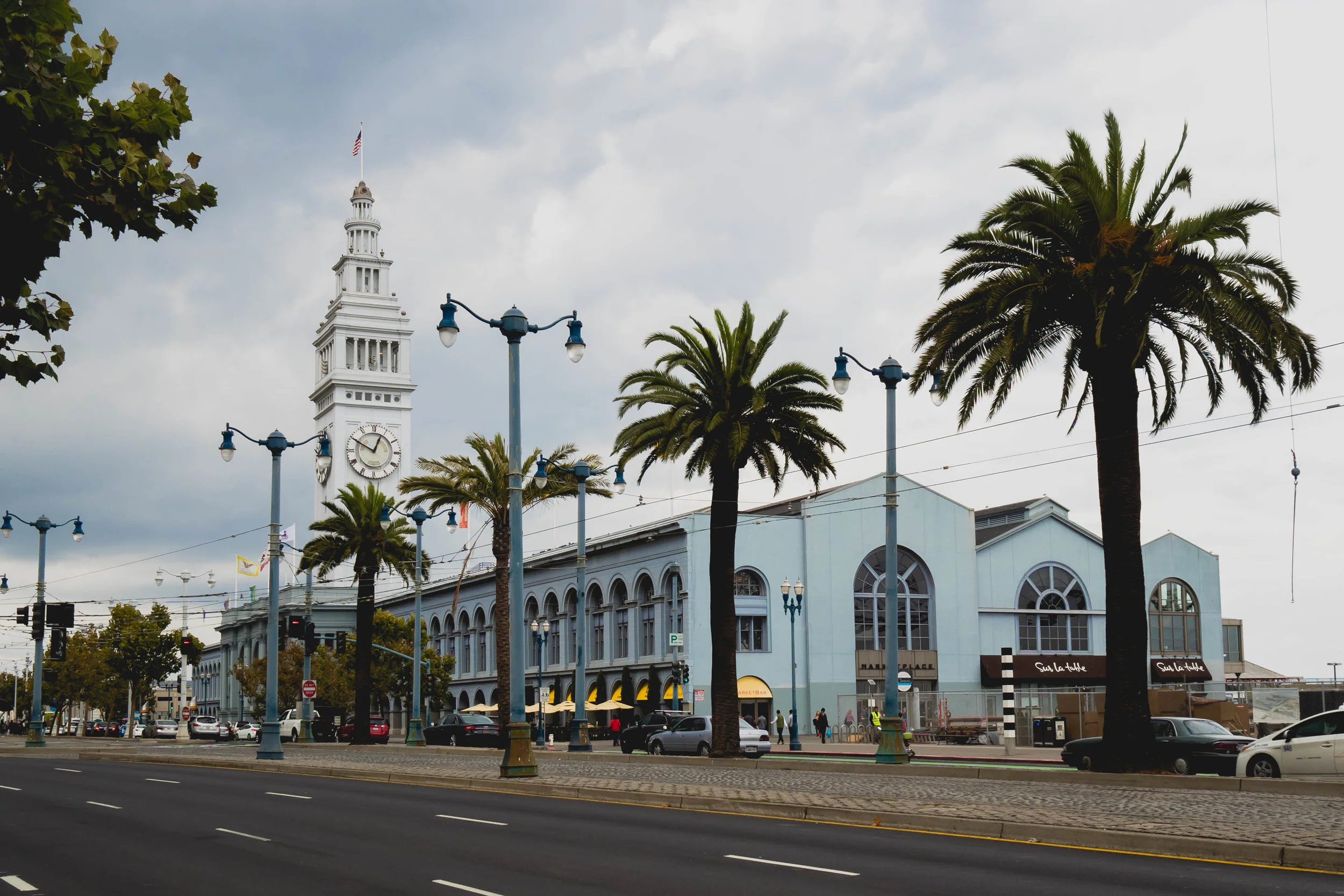 the ferry building.