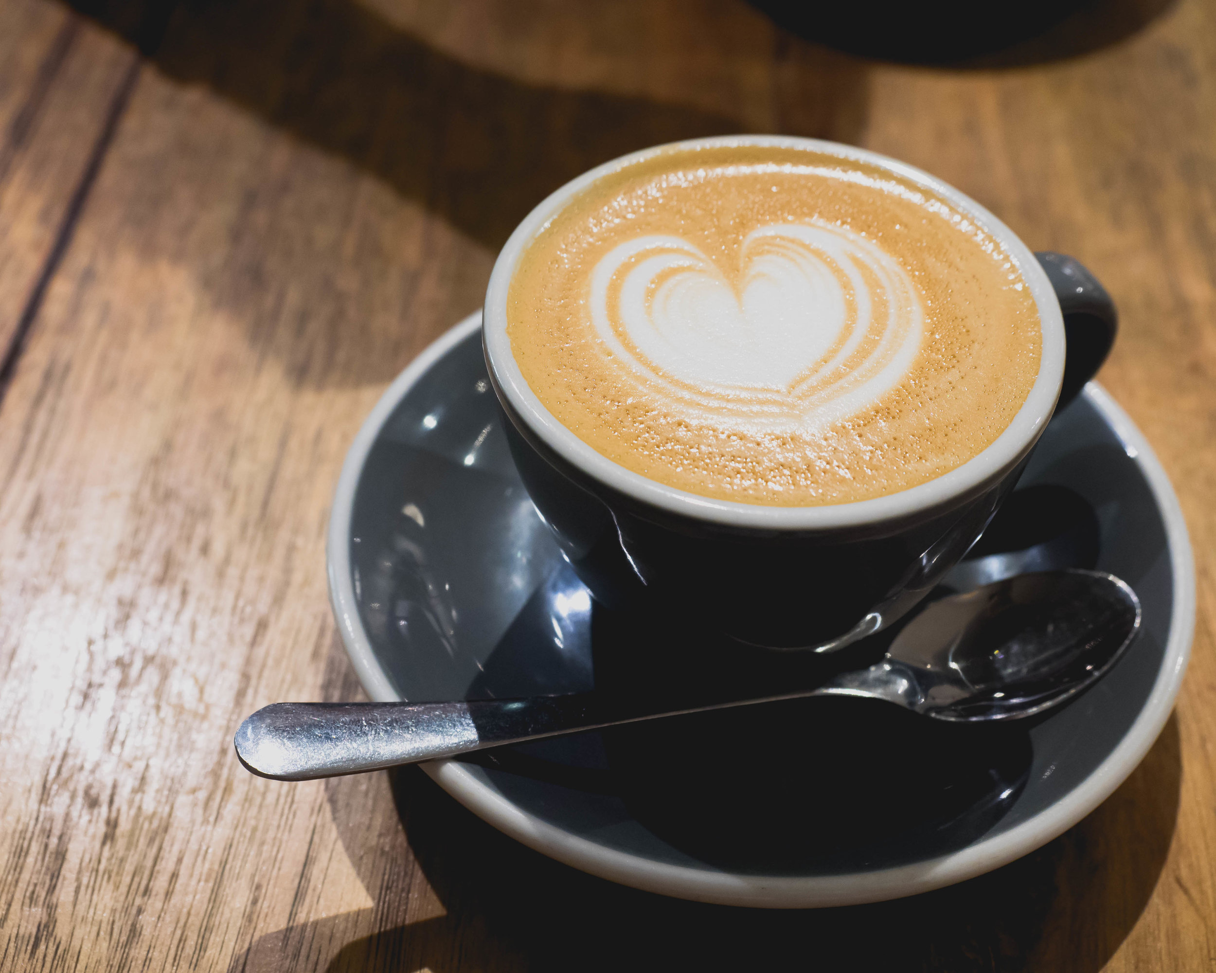 the first flat white of our trip!