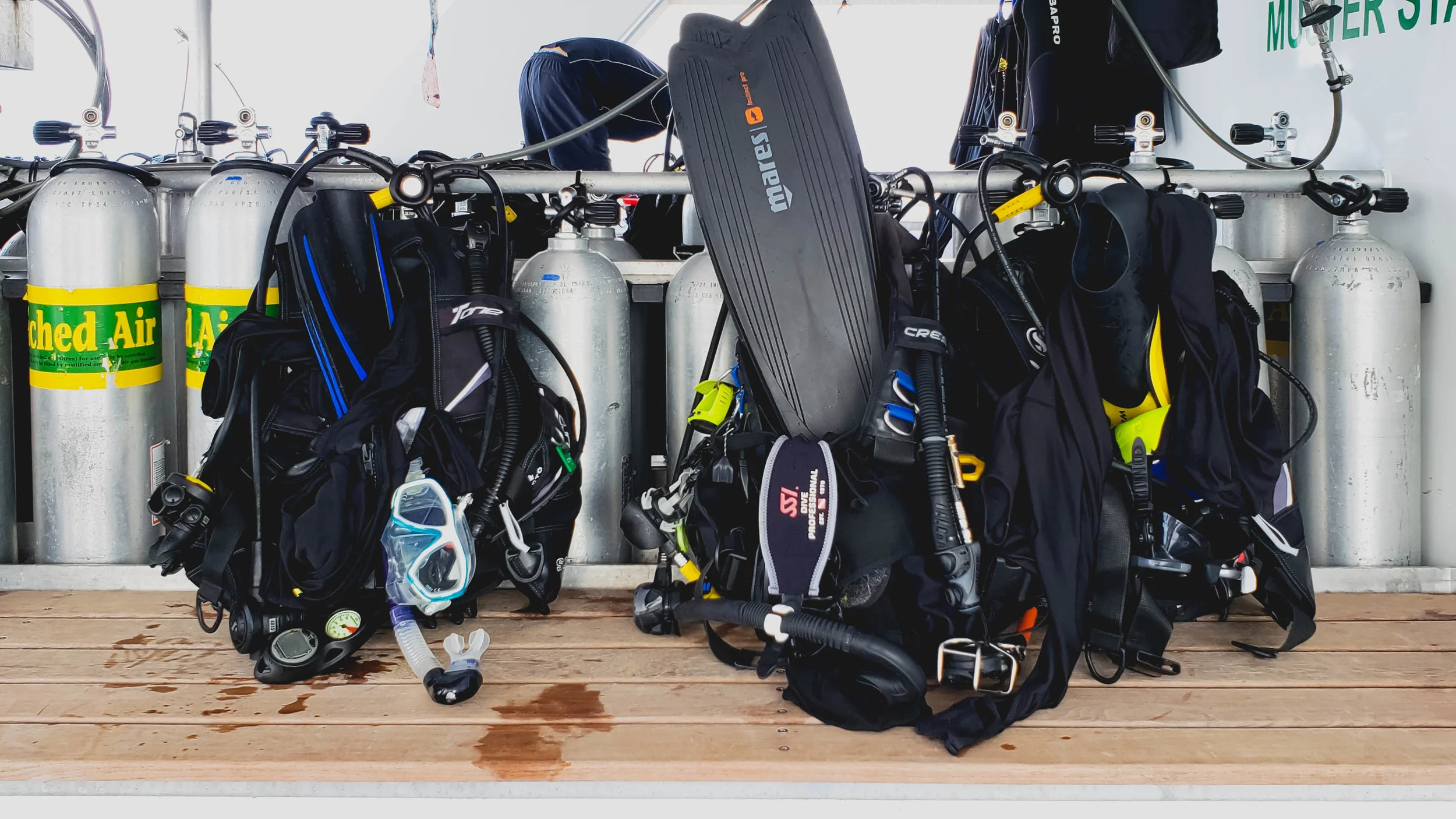 our and our guide’s gear.