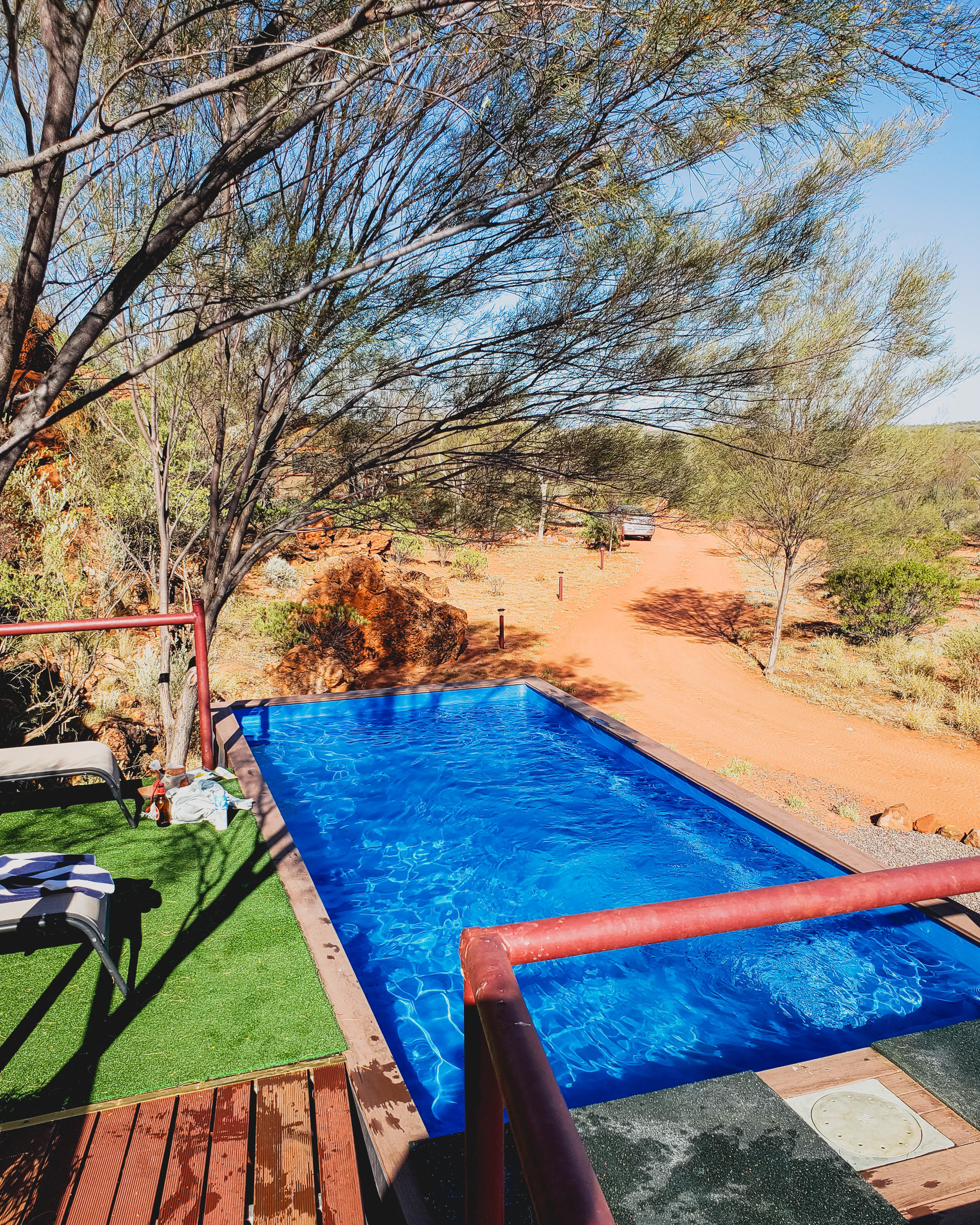 the pool!
