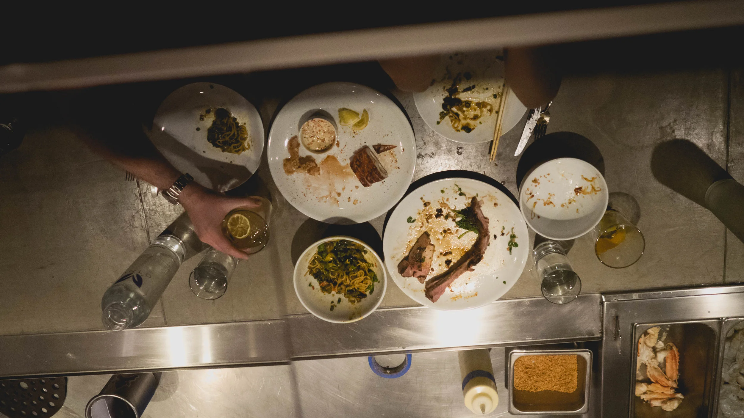 mid-meal reflections.