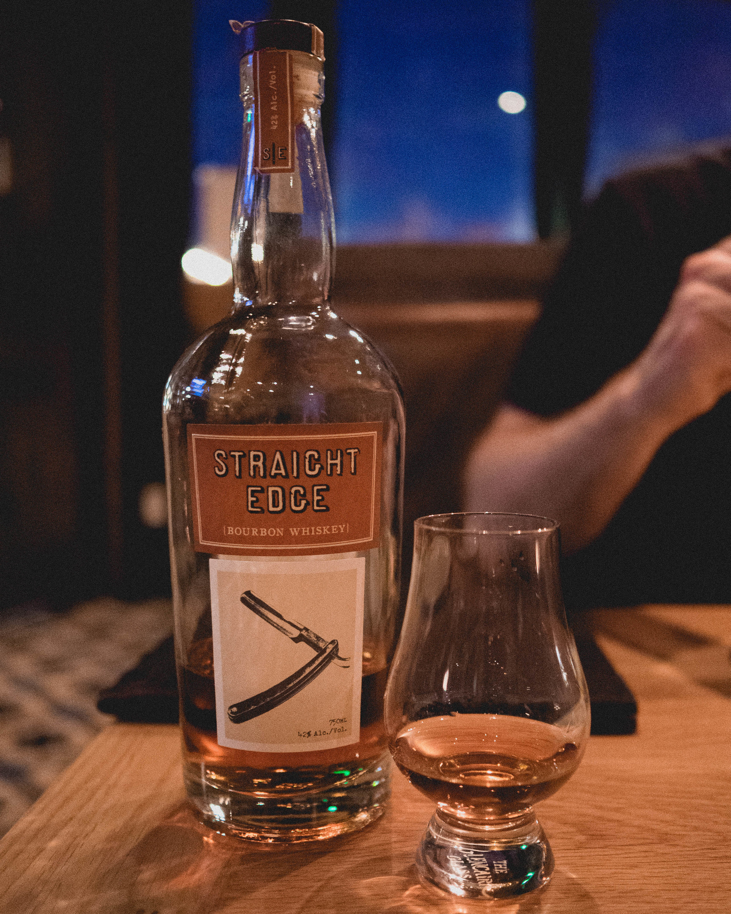 whisky #2: straight edge bourbon whiskey.