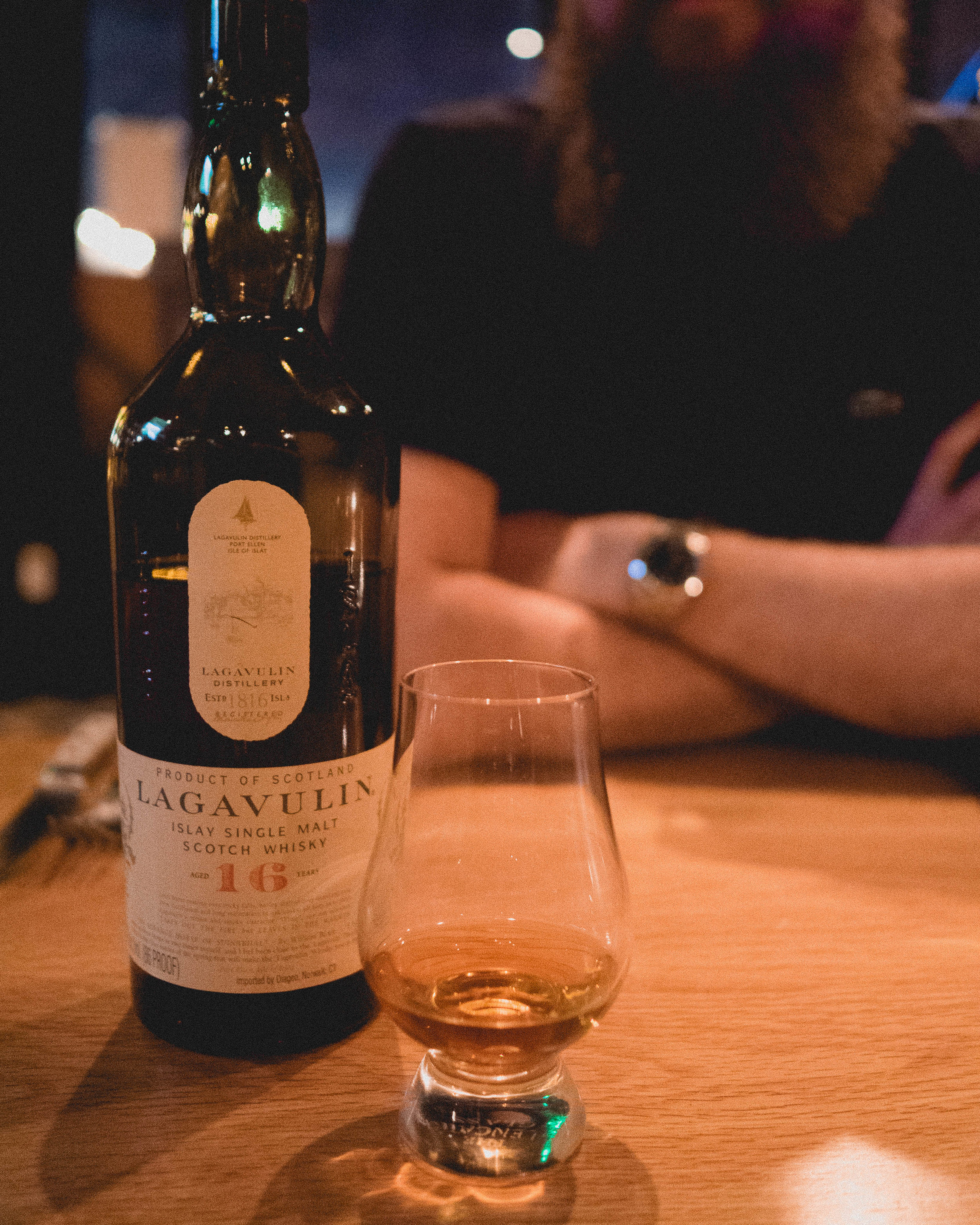 whisky #3: lagavulin islay single malt scotch whisky, aged 16 years.