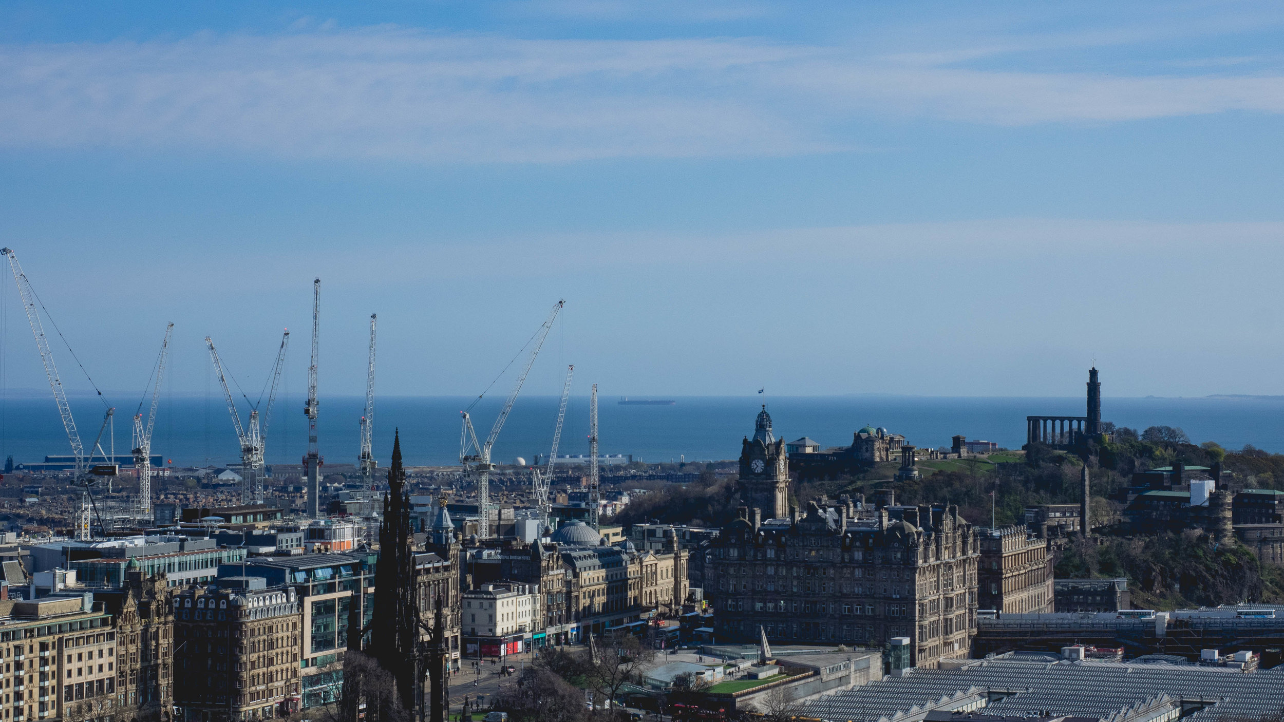 views from the castle.