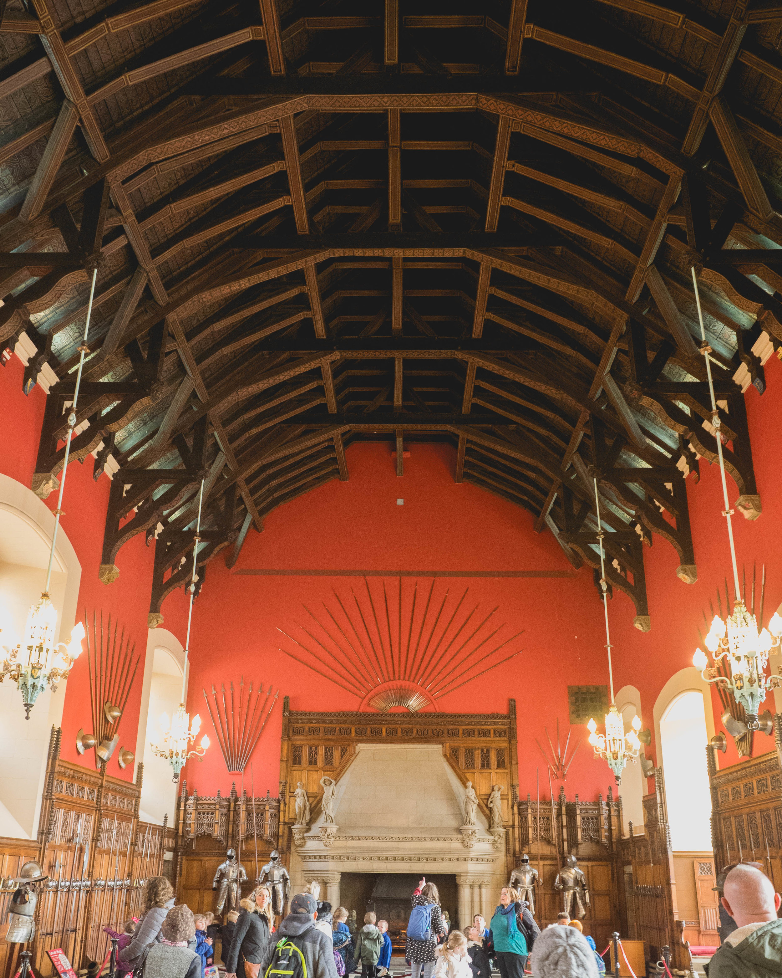 inside the great hall.